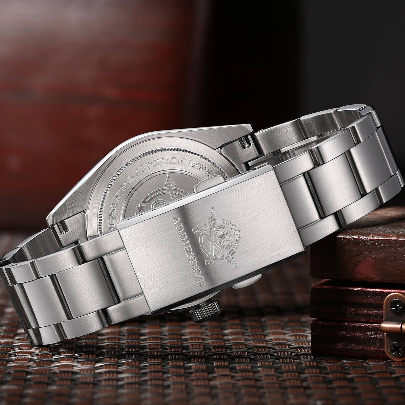 Addiesdive 36mm Sapphire Crystal Quartz Watch AD2026 - Image 11