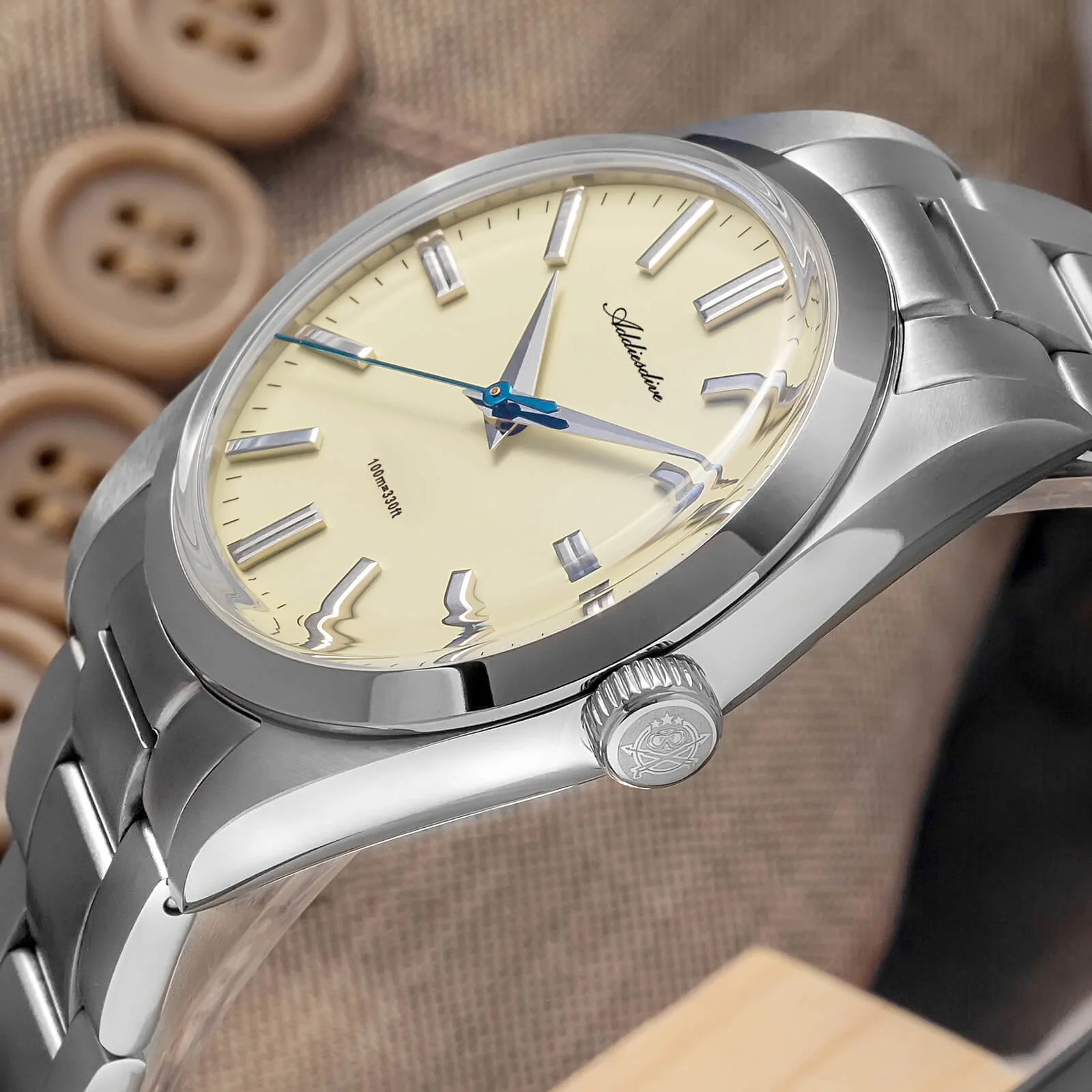 Addiesdive 36mm Sapphire Crystal Quartz Watch AD2026 - Image 3