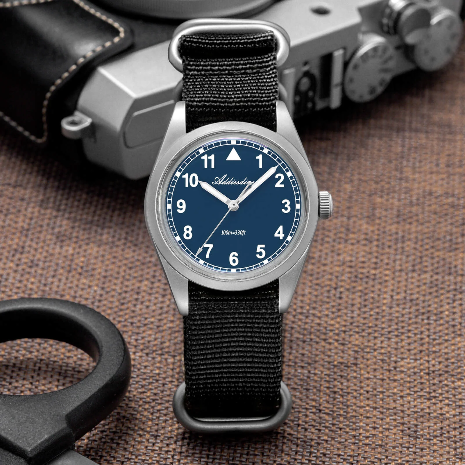 ADDIESDIVE 36mm VH31 Retro Pilot Field Watch AD2079 - Image 18