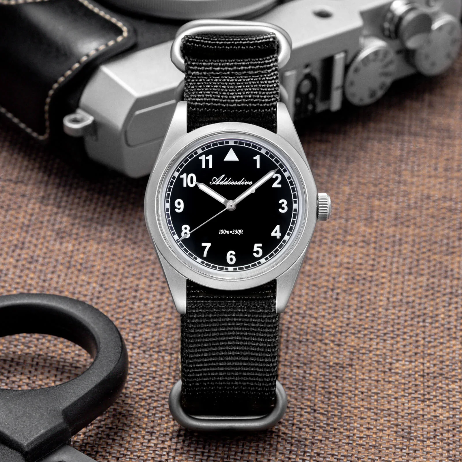 ADDIESDIVE 36mm VH31 Retro Pilot Field Watch AD2079 - Image 3