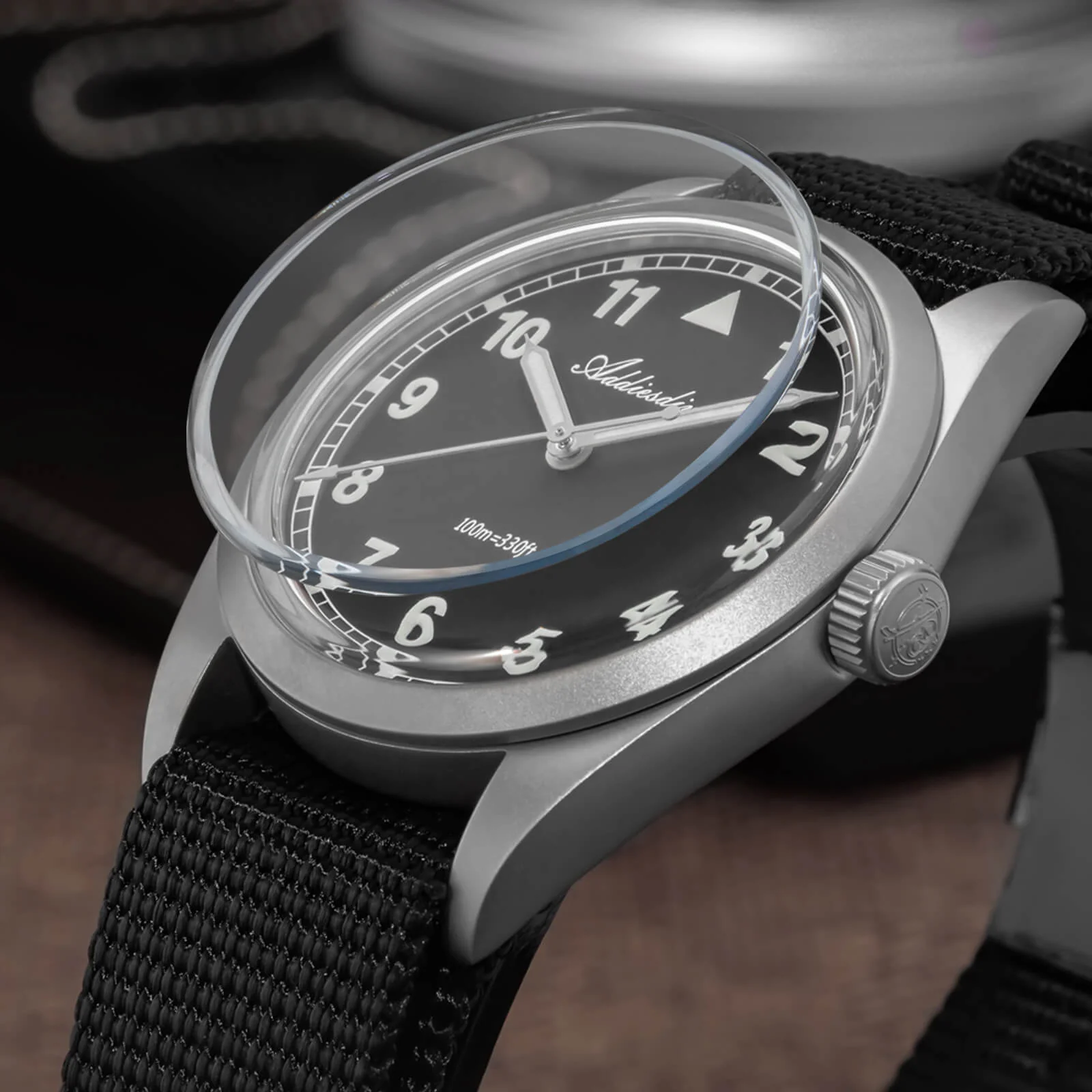 ADDIESDIVE 36mm VH31 Retro Pilot Field Watch AD2079 - Image 8