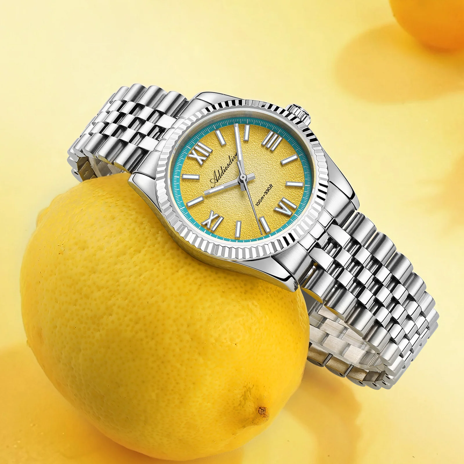 ADDIESDIVE 36mm VH31 Summer Edition Quartz Watch AD2535 - Image 11