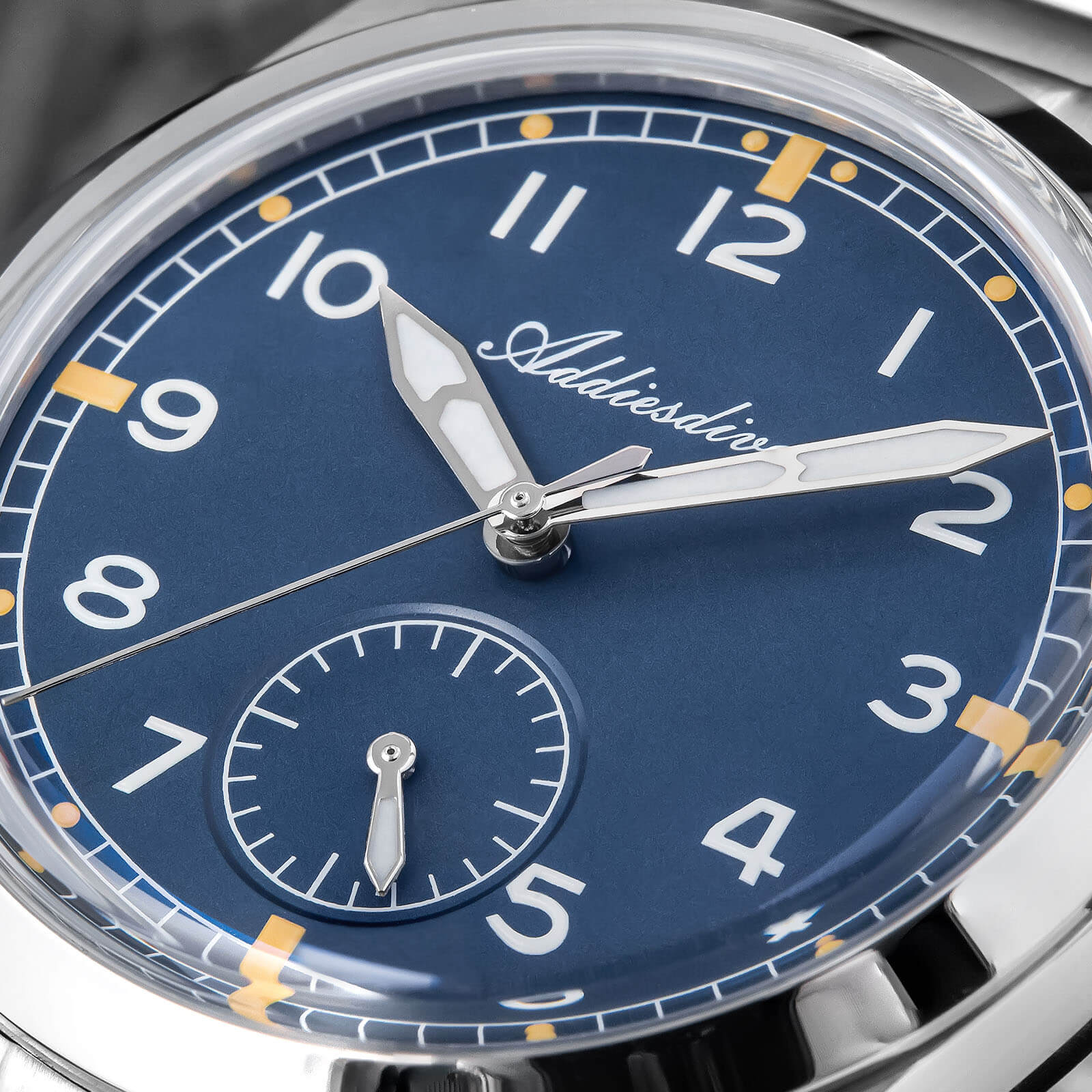 ★Weekly Deal★ADDIESDIVE 36mm VH60 Vintage Pilot Watch（AD2099） - Image 12