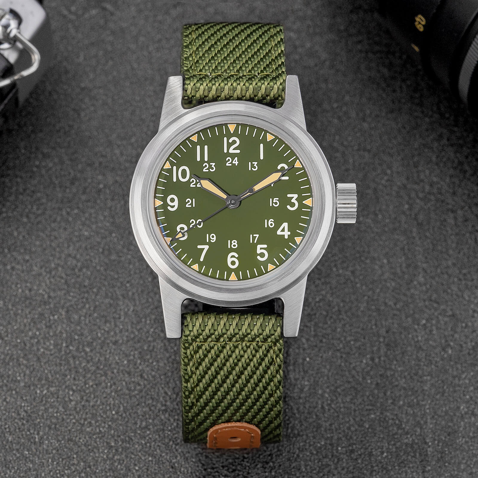 ADDIESDIVE 36mm Vintage Mechanical Watch AD2088 - Image 16