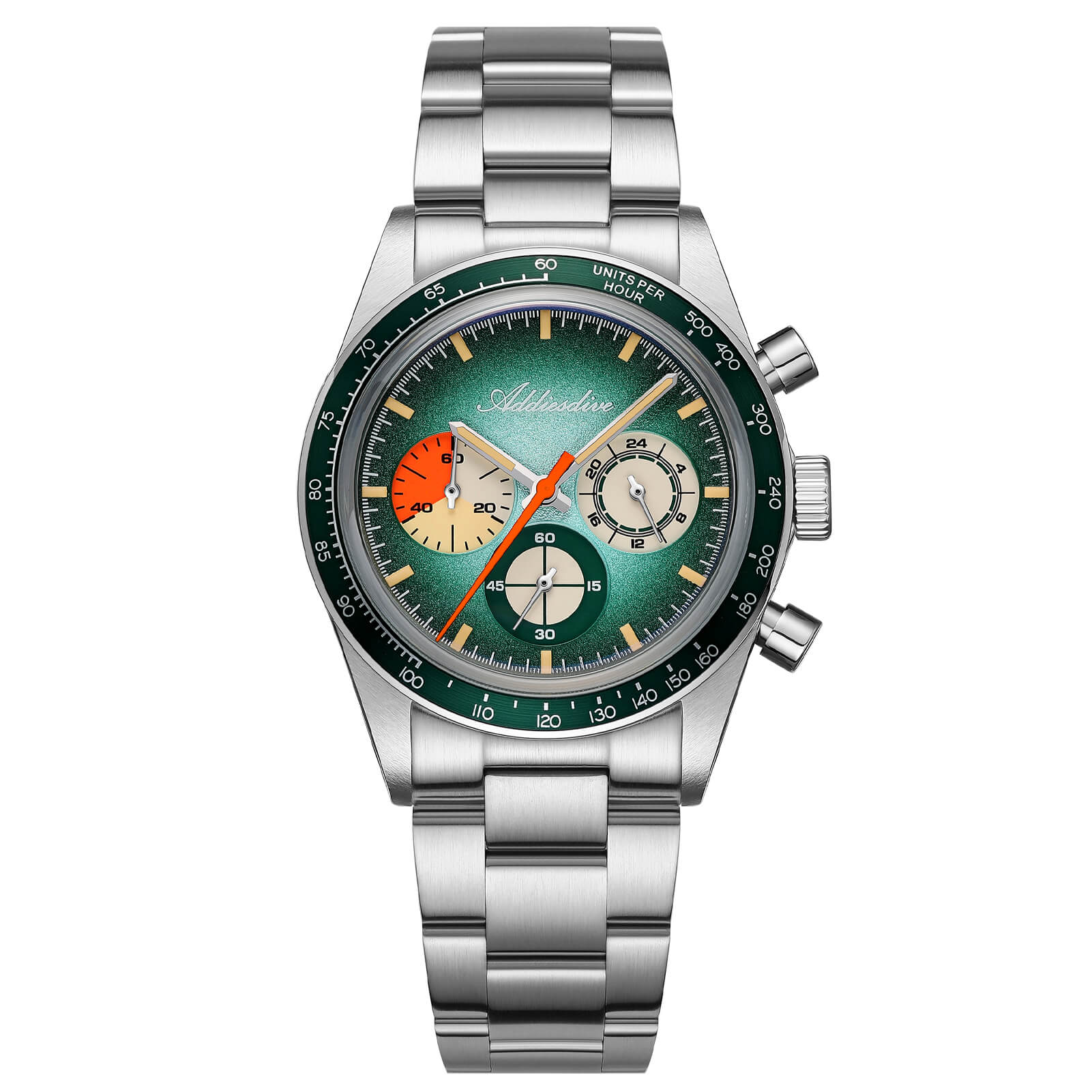 🔥EarlyBird🔥ADDIESDIVE 37mm Luxury Quartz Chronograph Watch AD2551