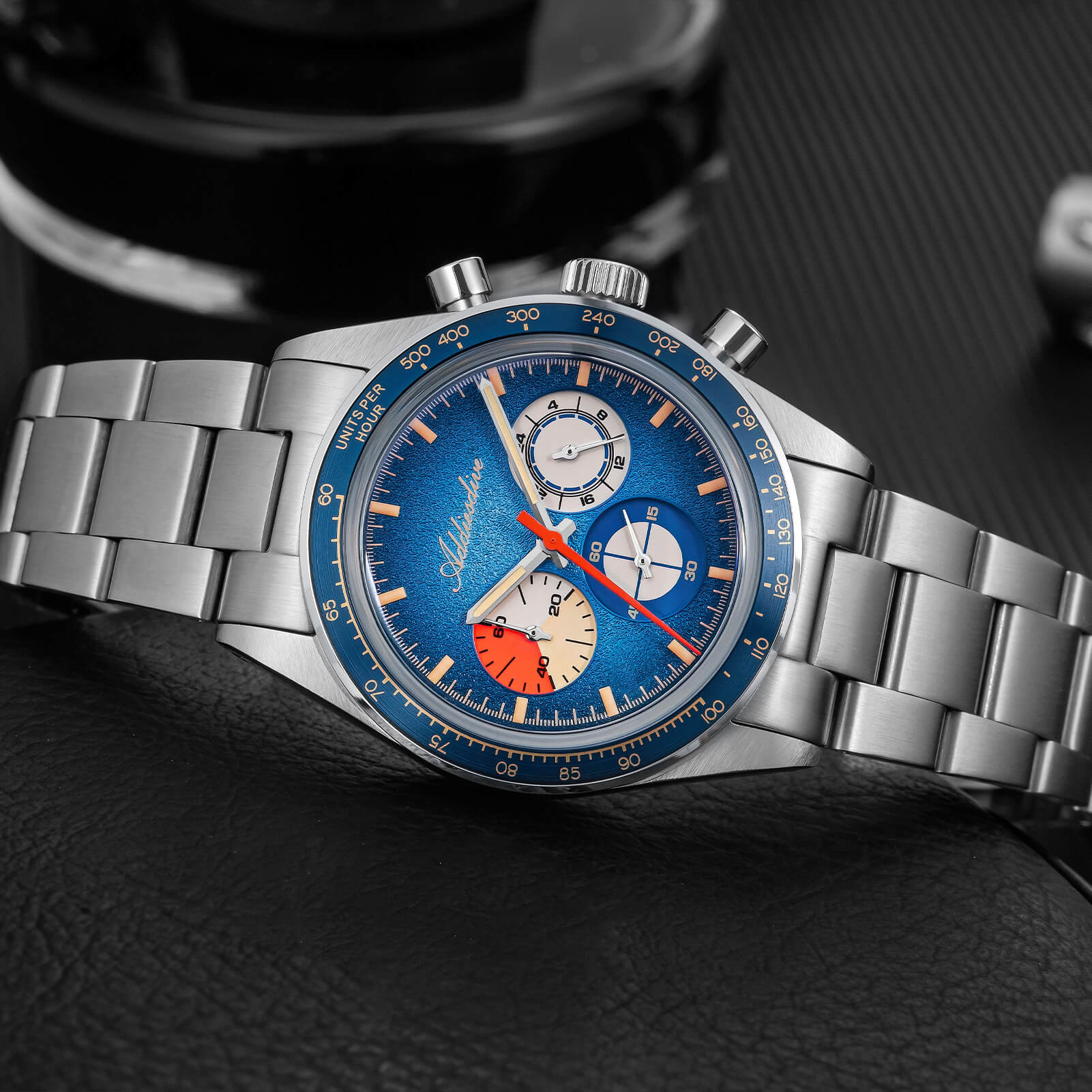 🔥EarlyBird🔥ADDIESDIVE 37mm Luxury Quartz Chronograph Watch AD2551 - Image 12