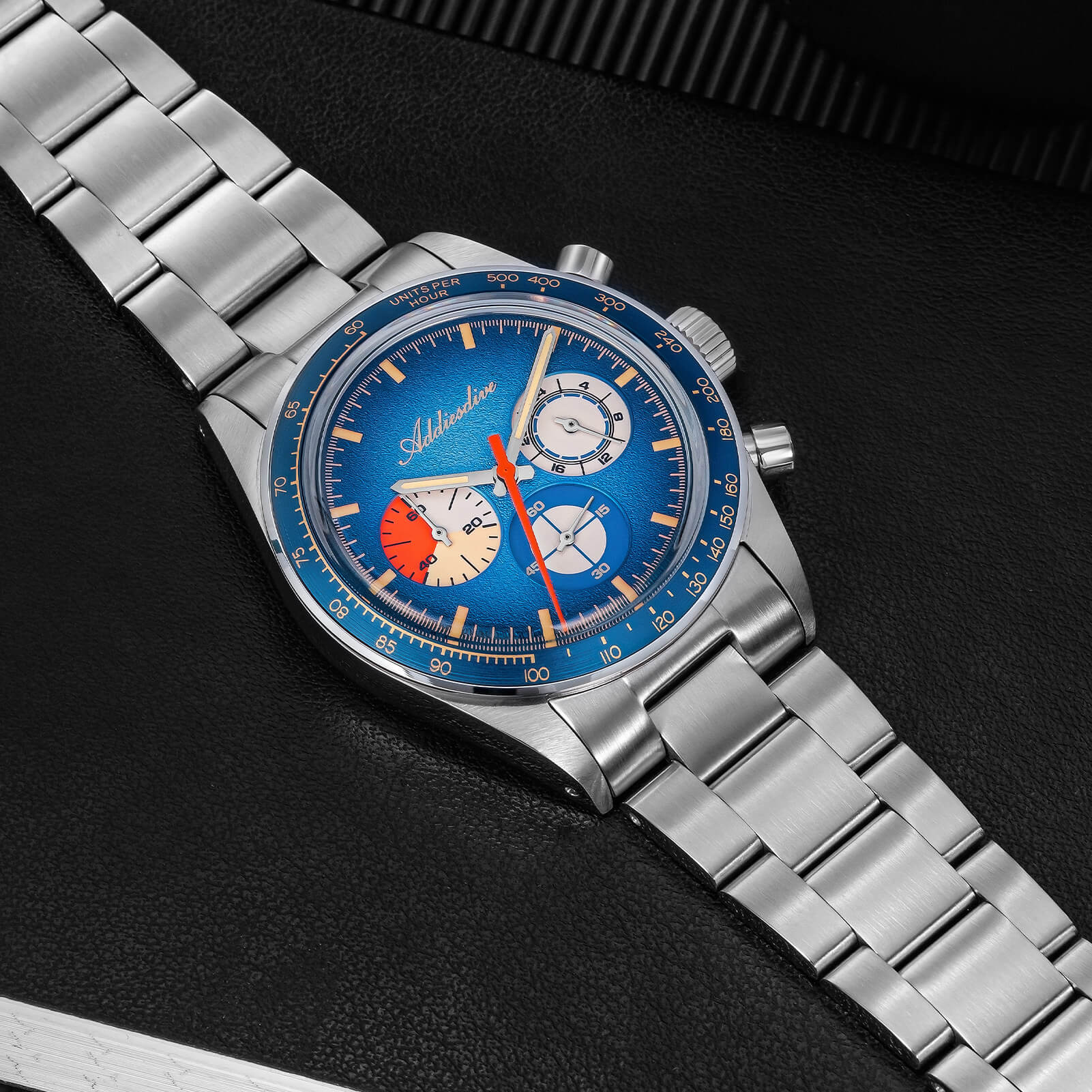 🔥EarlyBird🔥ADDIESDIVE 37mm Luxury Quartz Chronograph Watch AD2551 - Image 15