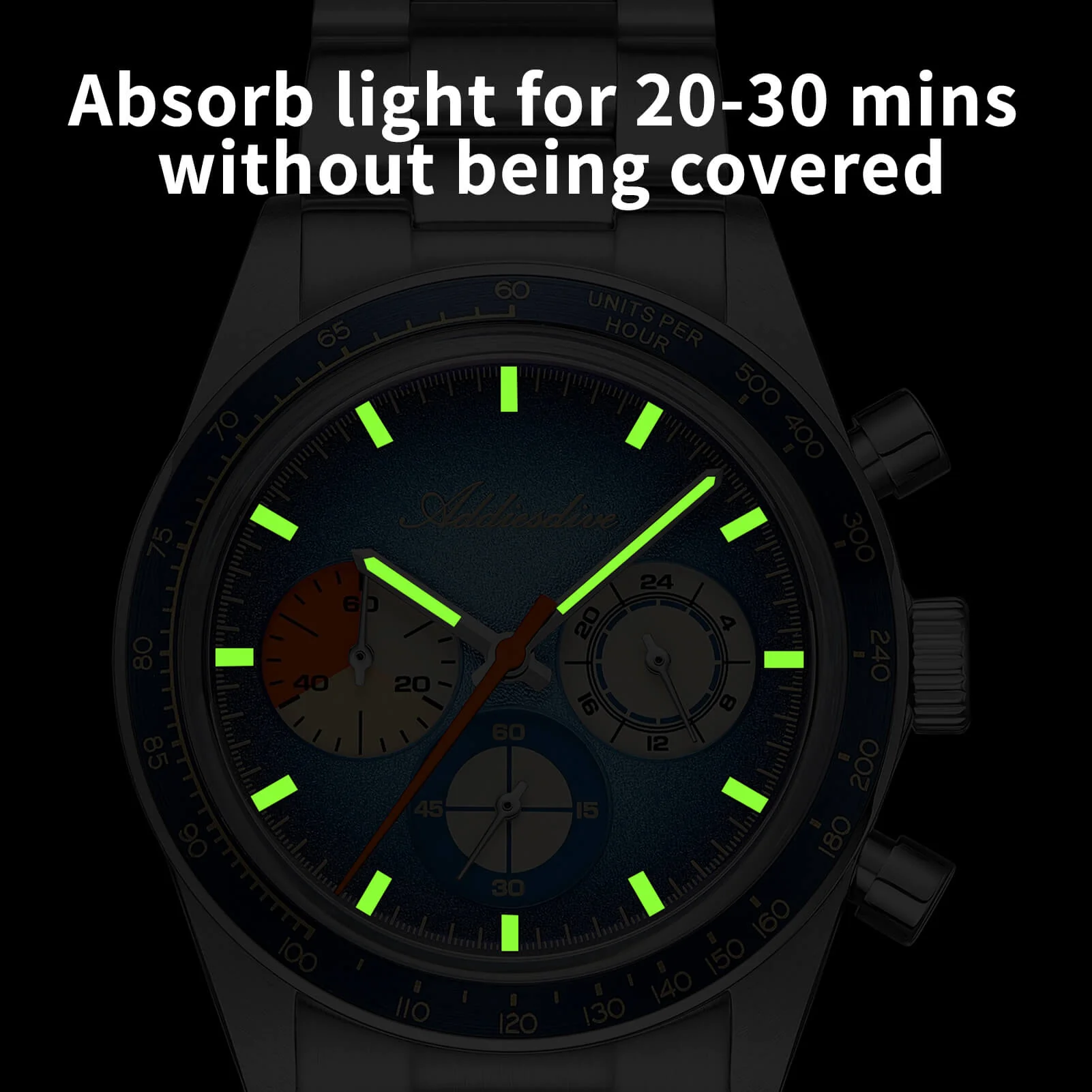 🔥EarlyBird🔥ADDIESDIVE 37mm Luxury Quartz Chronograph Watch AD2551 - Image 18