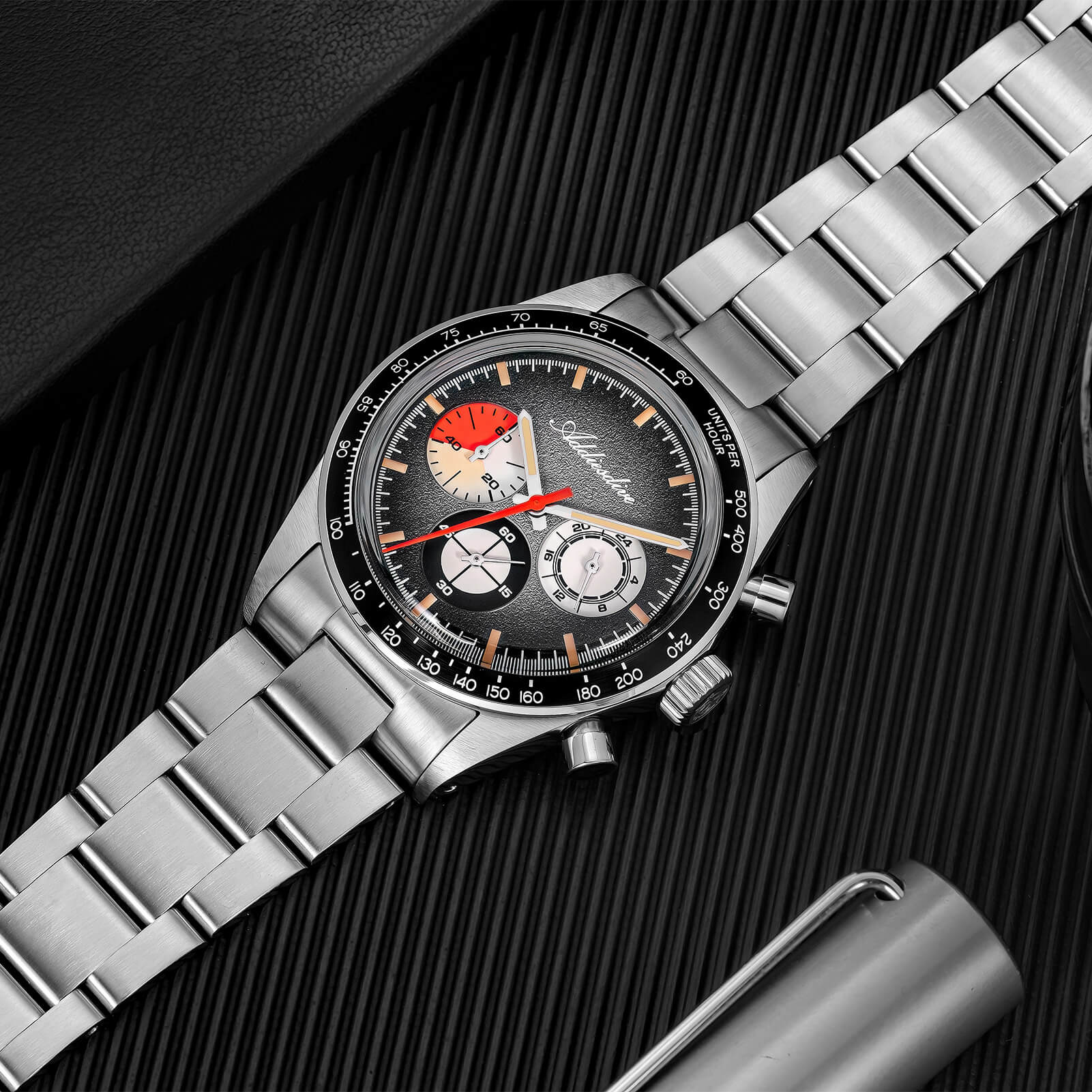 🔥EarlyBird🔥ADDIESDIVE 37mm Luxury Quartz Chronograph Watch AD2551 - Image 23