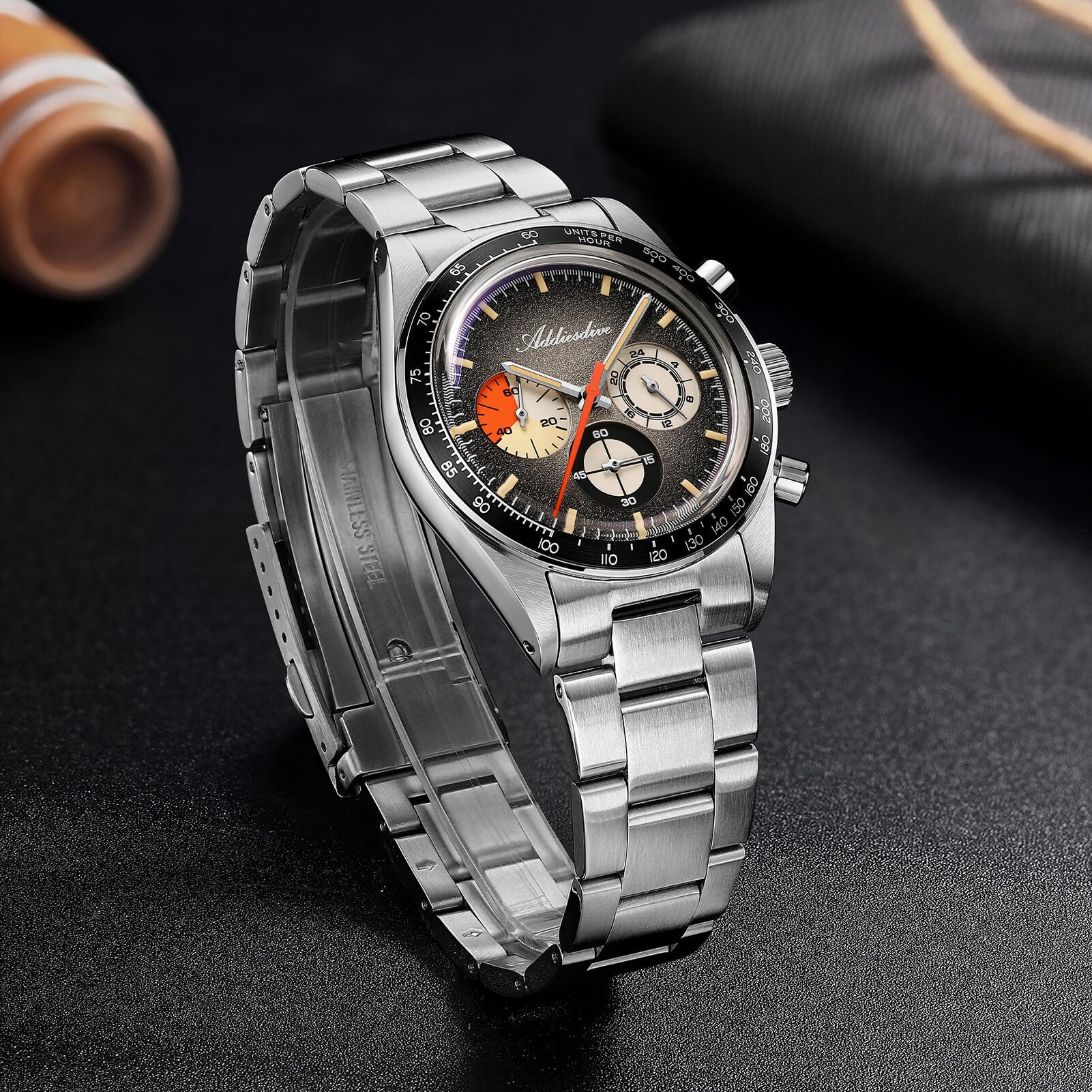 🔥EarlyBird🔥ADDIESDIVE 37mm Luxury Quartz Chronograph Watch AD2551 - Image 24