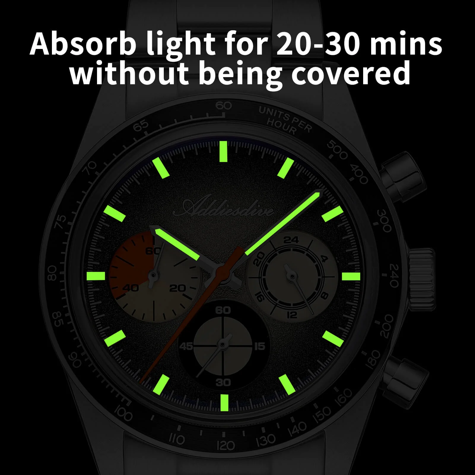 🔥EarlyBird🔥ADDIESDIVE 37mm Luxury Quartz Chronograph Watch AD2551 - Image 27