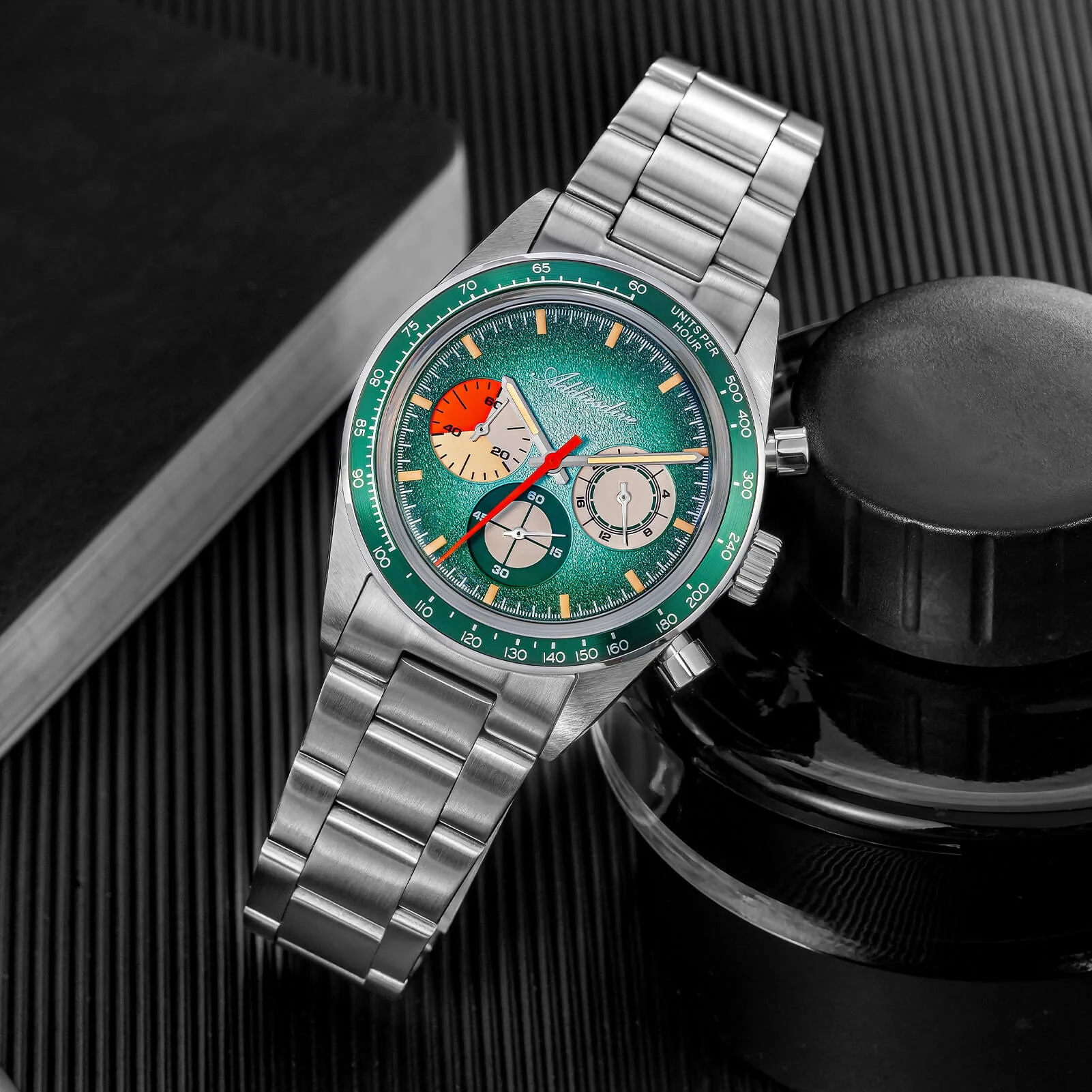 🔥EarlyBird🔥ADDIESDIVE 37mm Luxury Quartz Chronograph Watch AD2551 - Image 5
