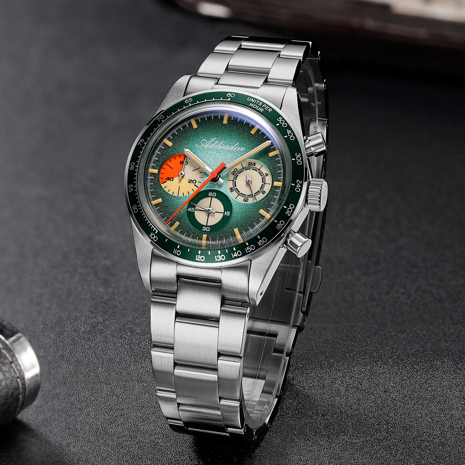 🔥EarlyBird🔥ADDIESDIVE 37mm Luxury Quartz Chronograph Watch AD2551 - Image 6