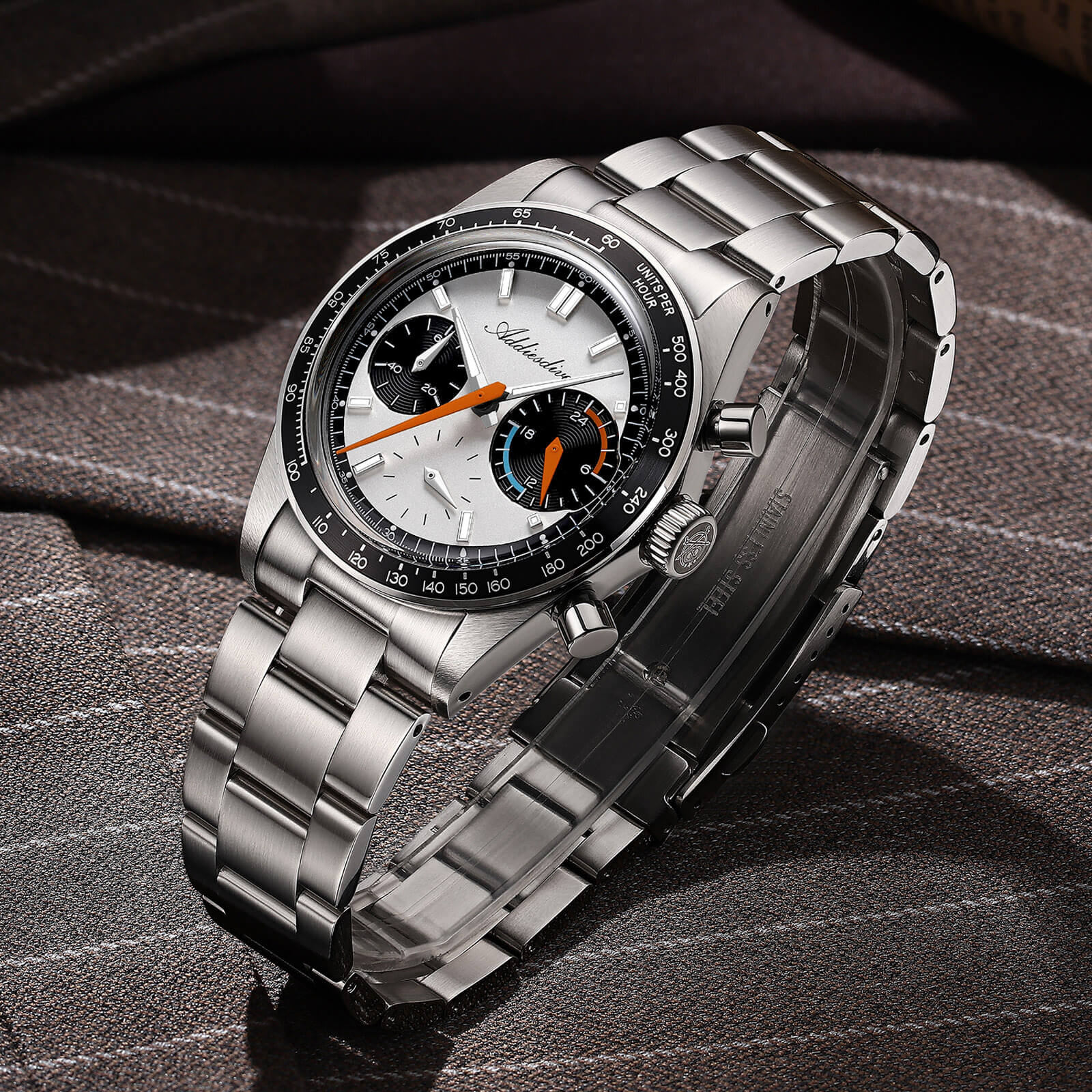 🔥Anniversary Sale🔥ADDIESDIVE 37mm VK63 Racing Chronograph Quartz Watch AD2539 - Image 17