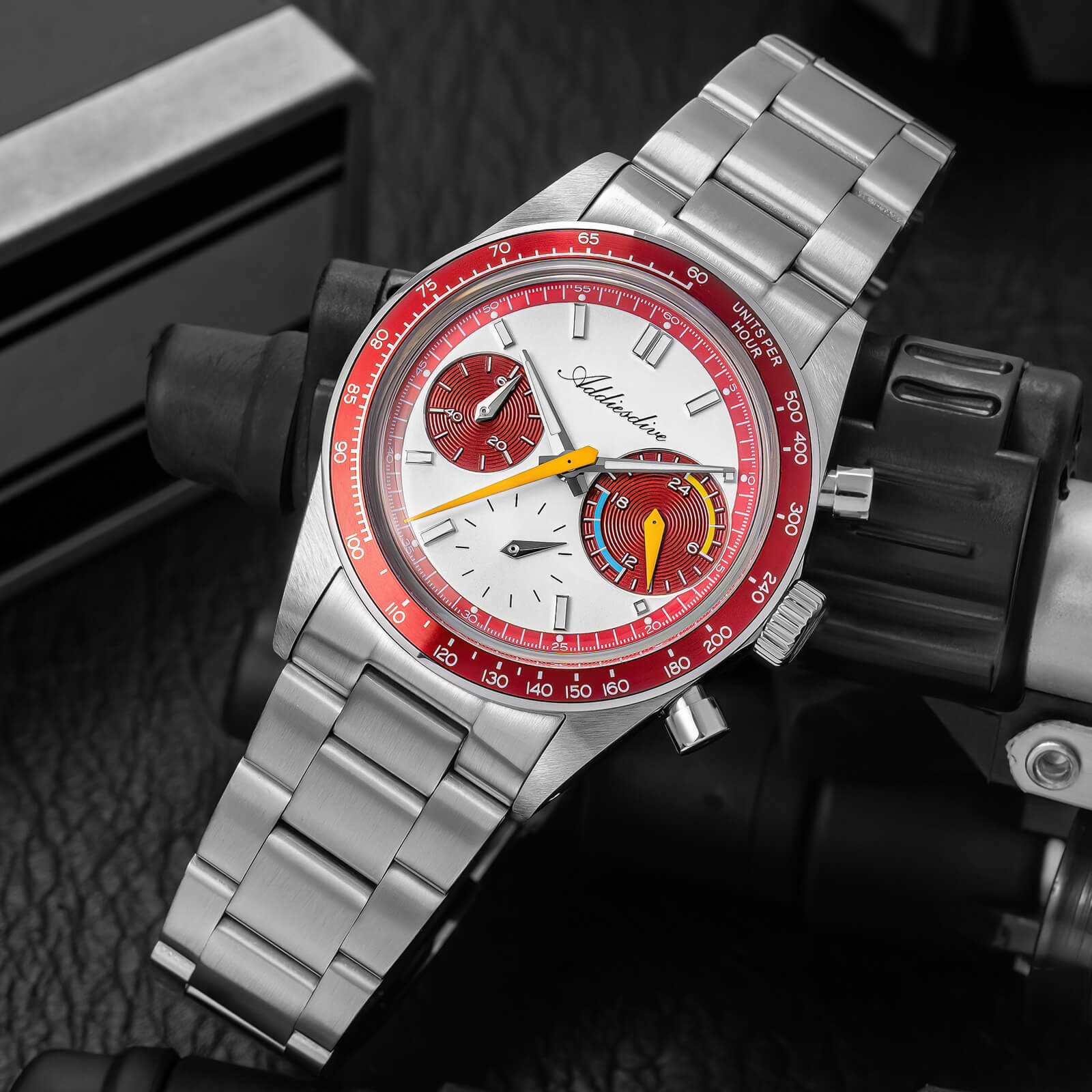 🔥Anniversary Sale🔥ADDIESDIVE 37mm VK63 Racing Chronograph Quartz Watch AD2539 - Image 27