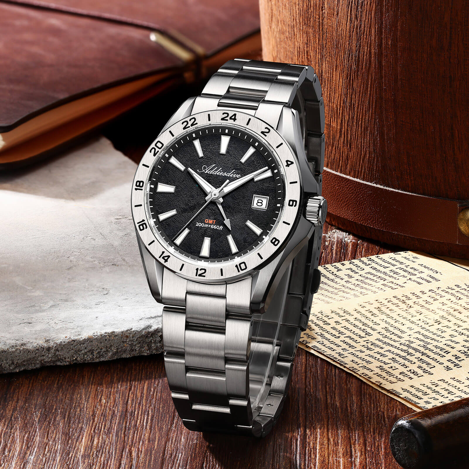 🔥EarlyBird🔥ADDIESDIVE 38mm GMT Quartz Watch RONDA515 Movement（AD2548） - Image 22