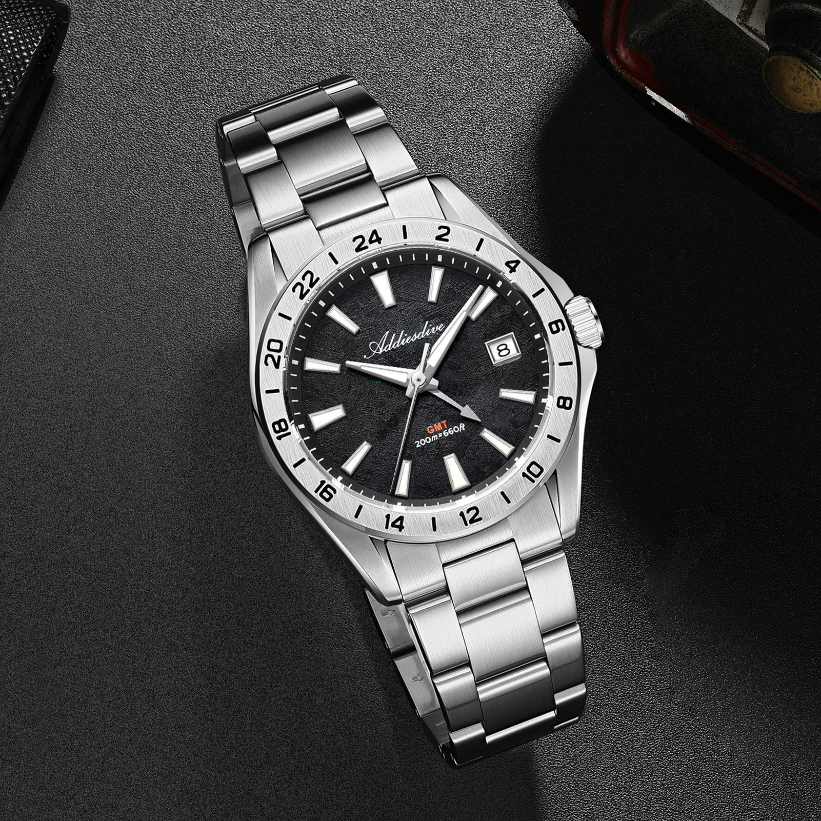 🔥EarlyBird🔥ADDIESDIVE 38mm GMT Quartz Watch RONDA515 Movement（AD2548） - Image 24