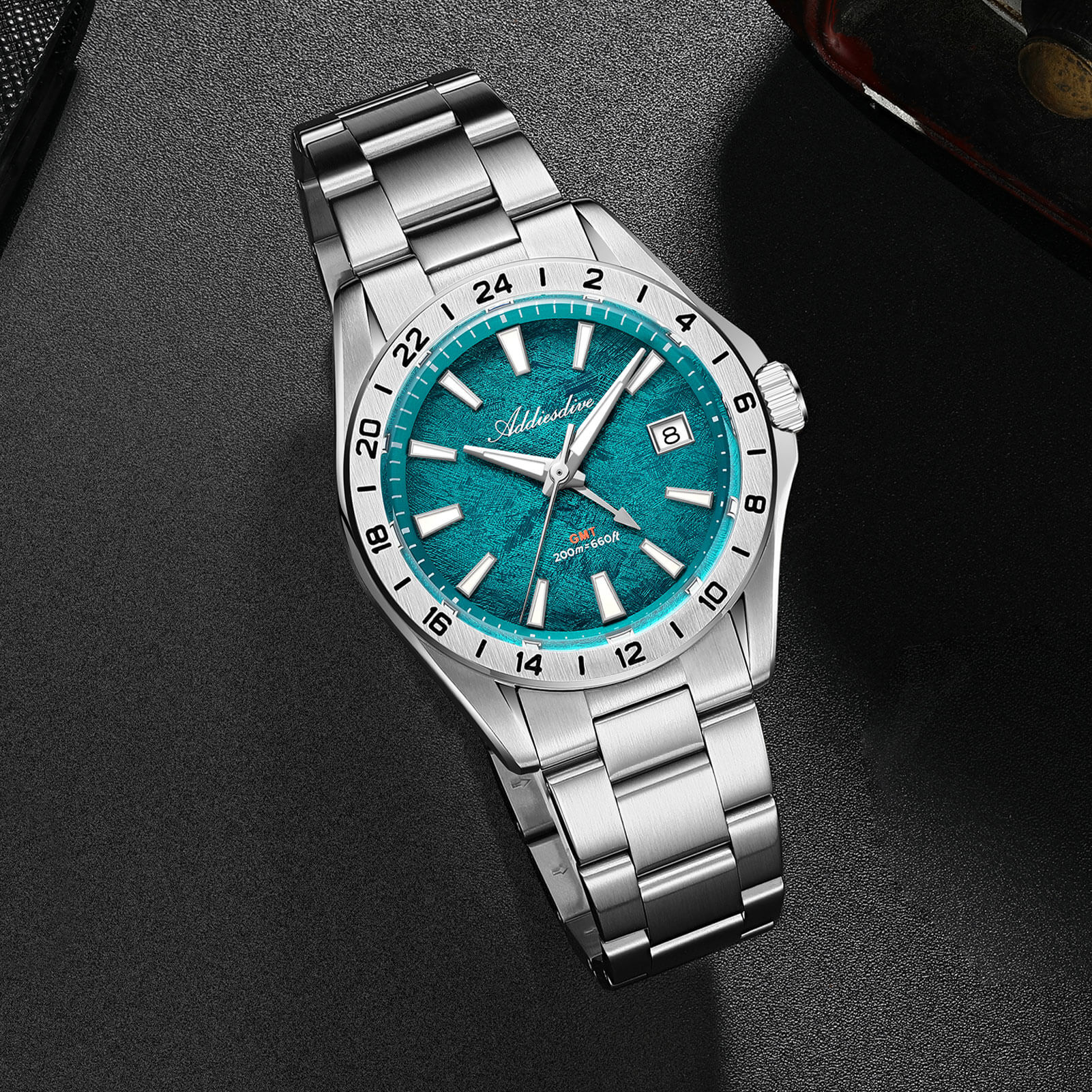 🔥EarlyBird🔥ADDIESDIVE 38mm GMT Quartz Watch RONDA515 Movement（AD2548） - Image 4