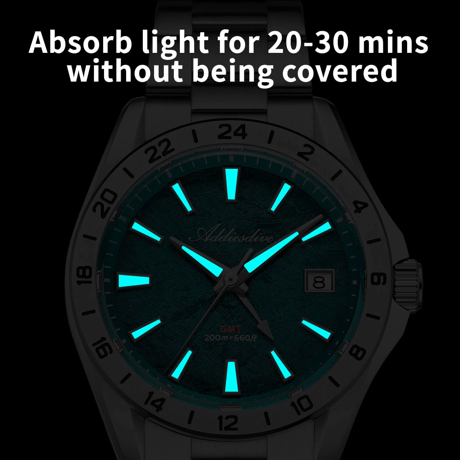 🔥EarlyBird🔥ADDIESDIVE 38mm GMT Quartz Watch RONDA515 Movement（AD2548） - Image 9
