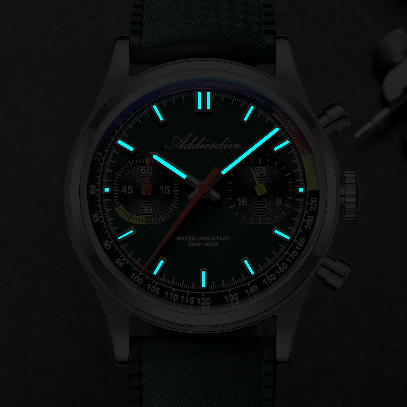🔥Anniversary Sale🔥ADDIESDIVE 38mm Racing-Inspired Chronograph Watch AD2529&AD2549 - Image 15