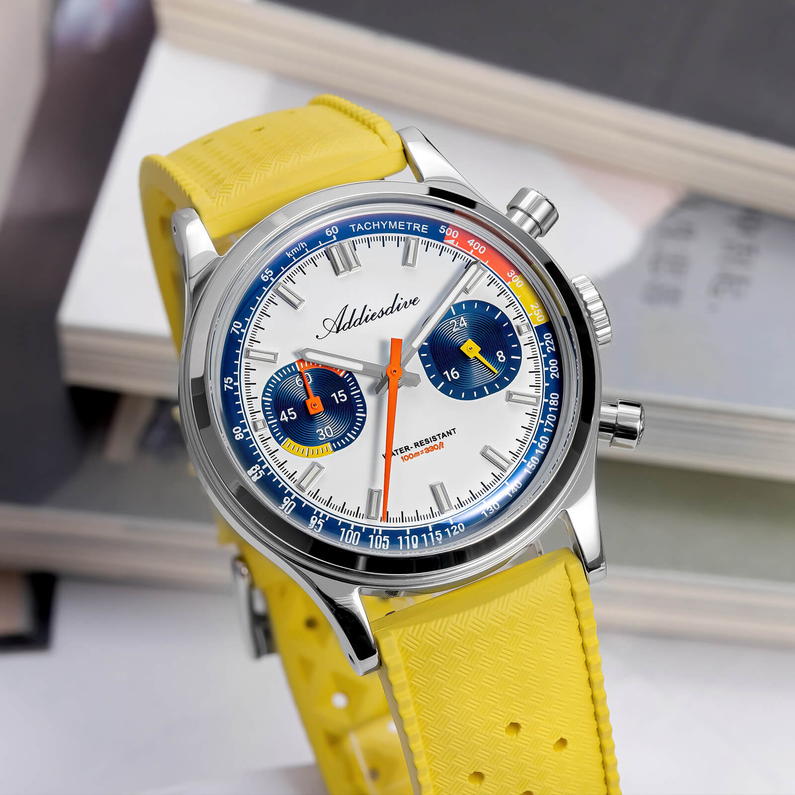 🔥Anniversary Sale🔥ADDIESDIVE 38mm Racing-Inspired Chronograph Watch AD2529&AD2549 - Image 26