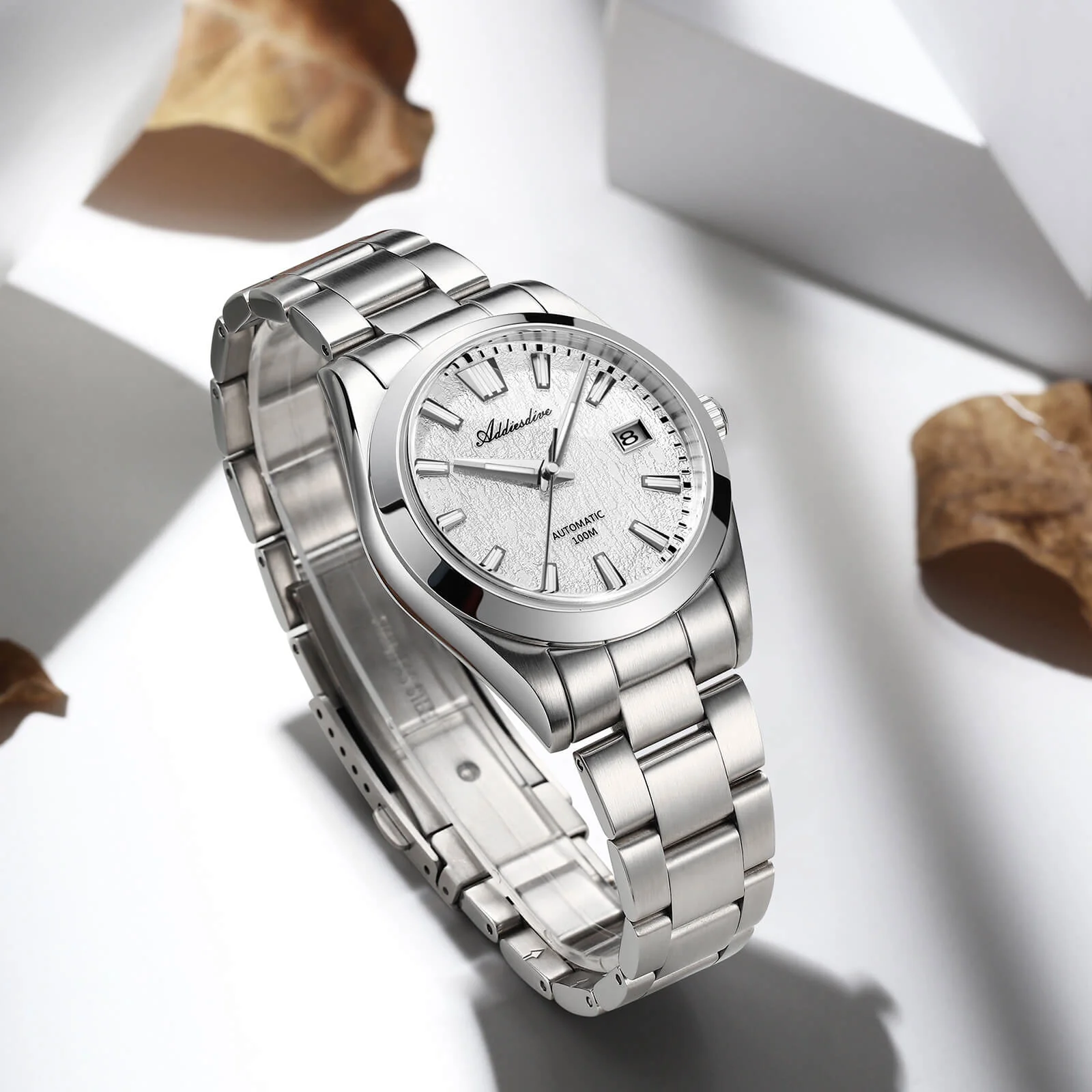 ADDIESDIVE 39mm 3D Bark Texture Dial NH35 Automatic Watch AD2075 - Image 13