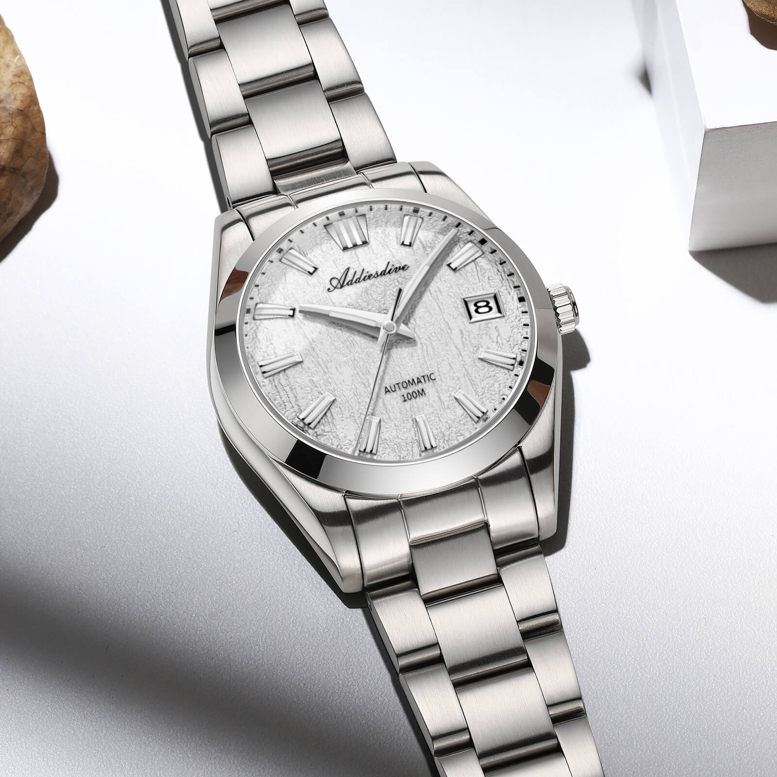 ADDIESDIVE 39mm 3D Bark Texture Dial NH35 Automatic Watch AD2075 - Image 15