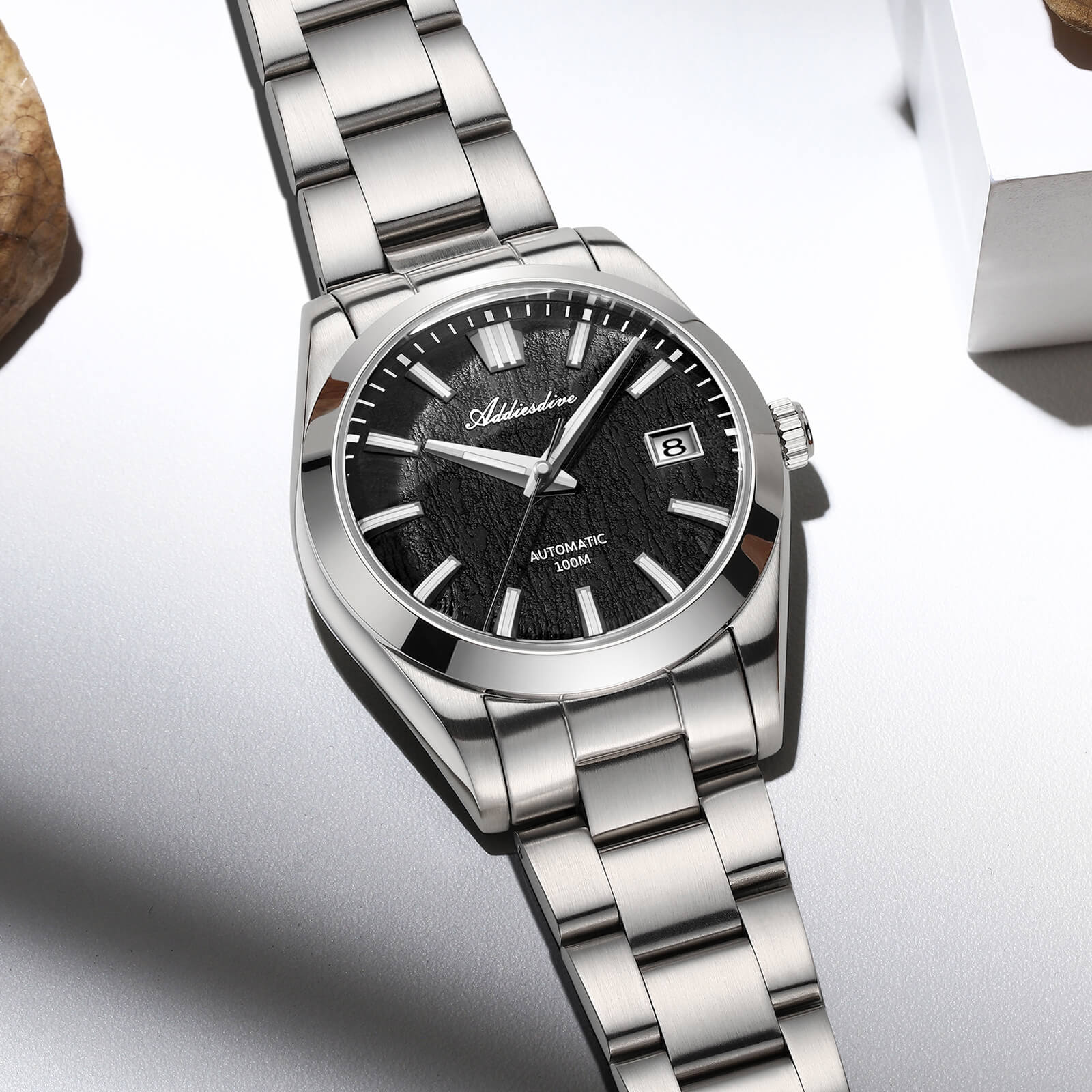 ADDIESDIVE 39mm 3D Bark Texture Dial NH35 Automatic Watch AD2075 - Image 35