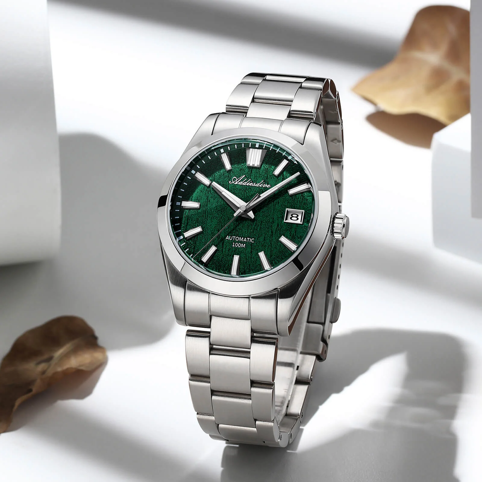 ADDIESDIVE 39mm 3D Bark Texture Dial NH35 Automatic Watch AD2075 - Image 5