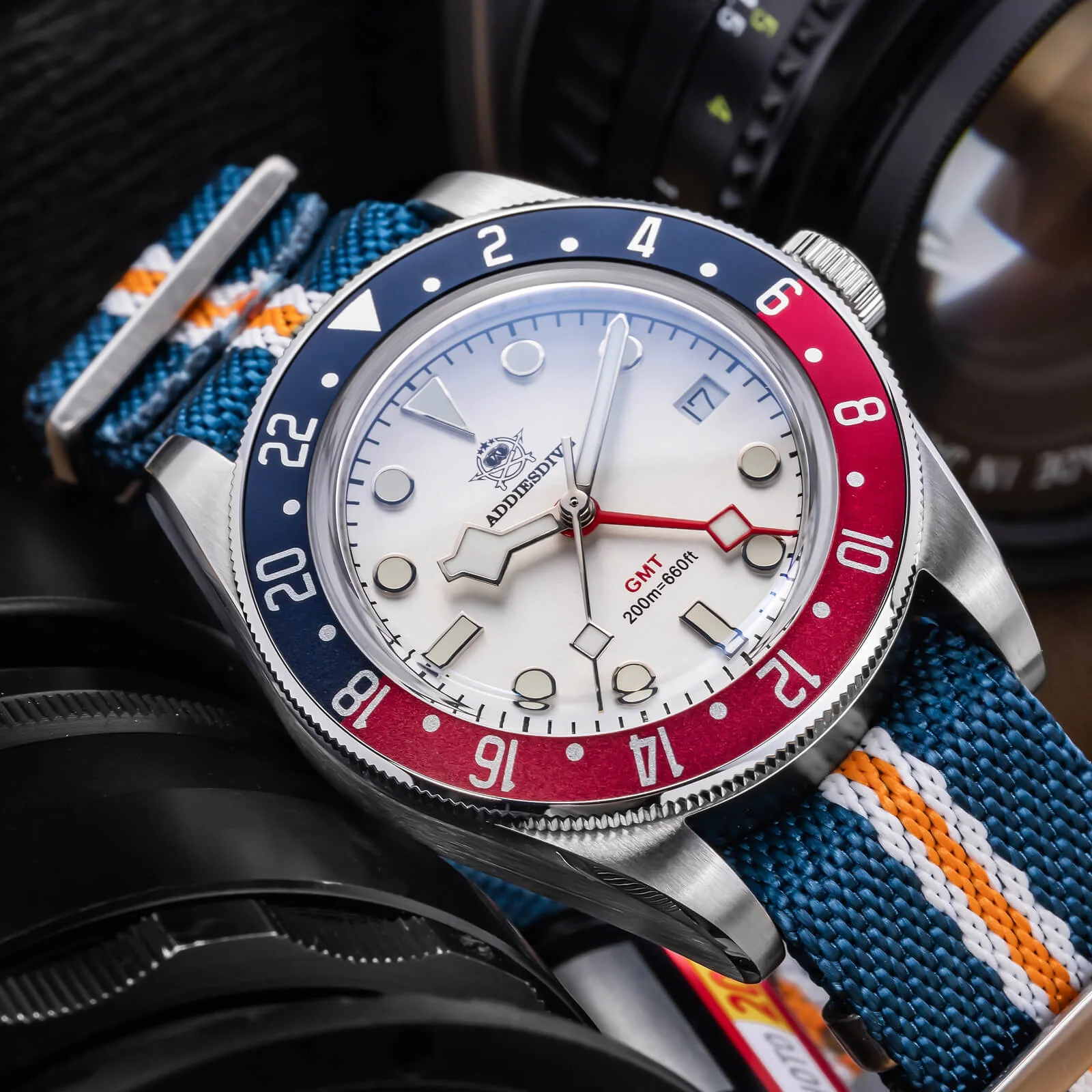 🔥Anniversary Sale🔥ADDIESDIVE 39mm BB58 GMT Quartz Watch AD2044 - Image 12