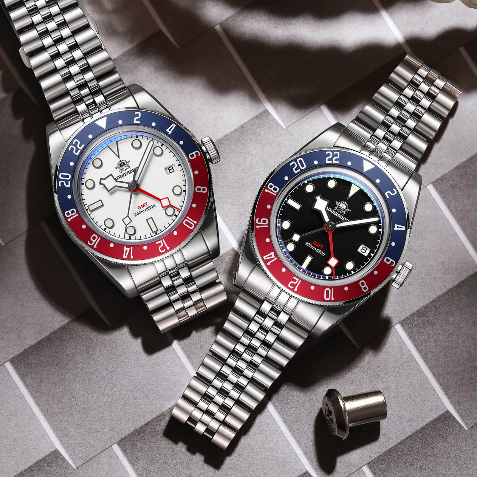 🔥Anniversary Sale🔥ADDIESDIVE 39mm BB58 GMT Quartz Watch AD2044 - Image 32