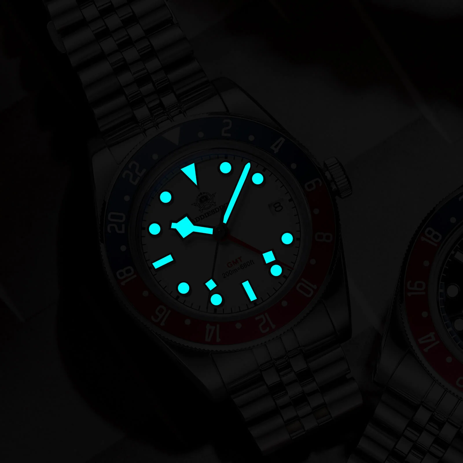 🔥Anniversary Sale🔥ADDIESDIVE 39mm BB58 GMT Quartz Watch AD2044 - Image 37