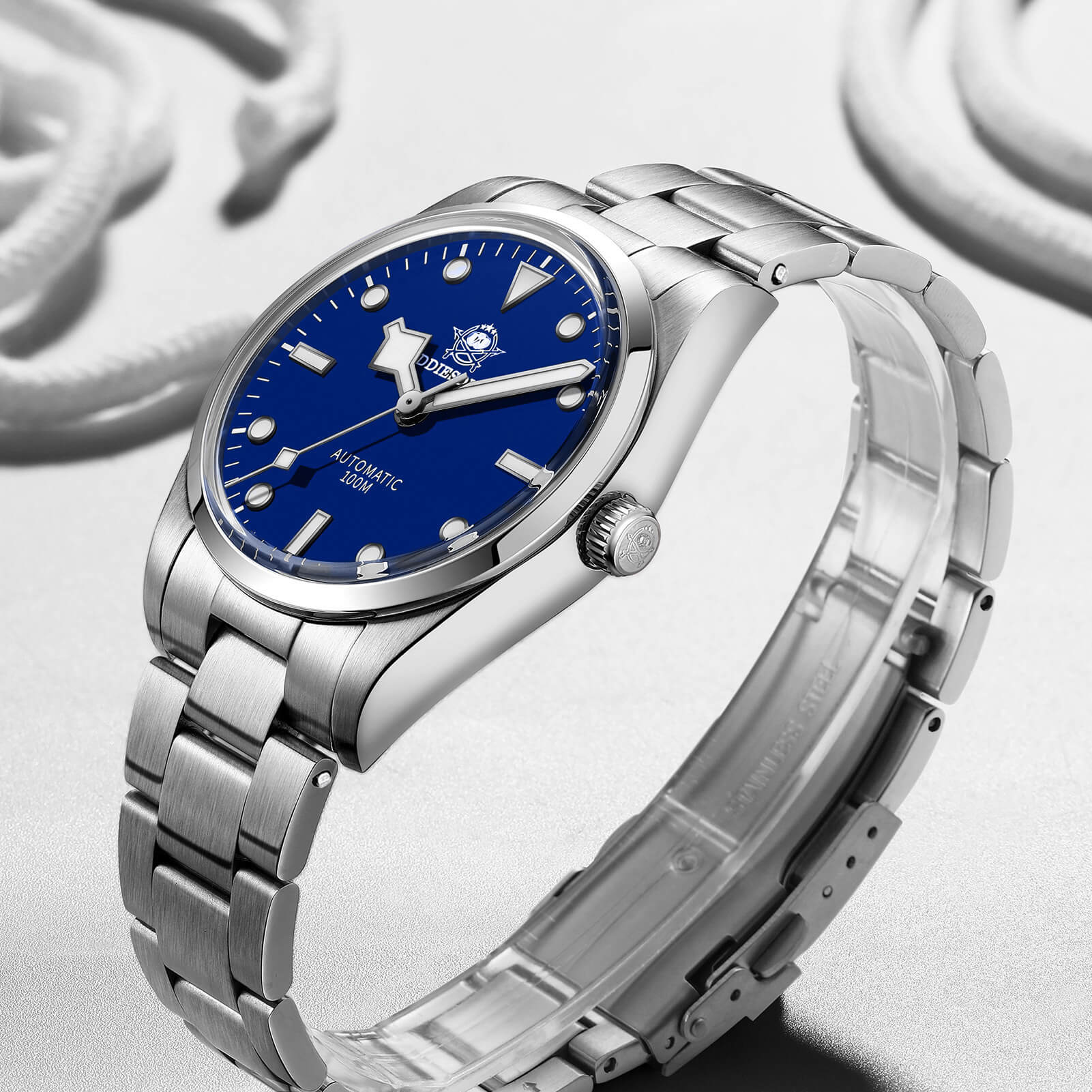 ADDIESDIVE 39mm Domed Crystal Explore Watch 100M (AD2113) - Image 8