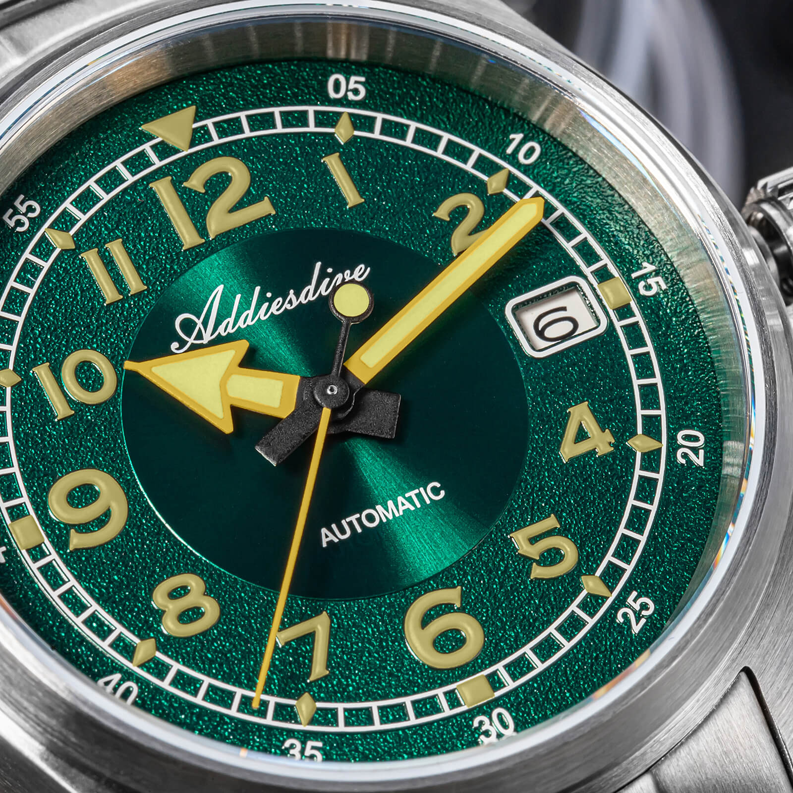 ADDIESDIVE 39mm Explore Retro Mechanical Men Watch AD2055 - Image 4