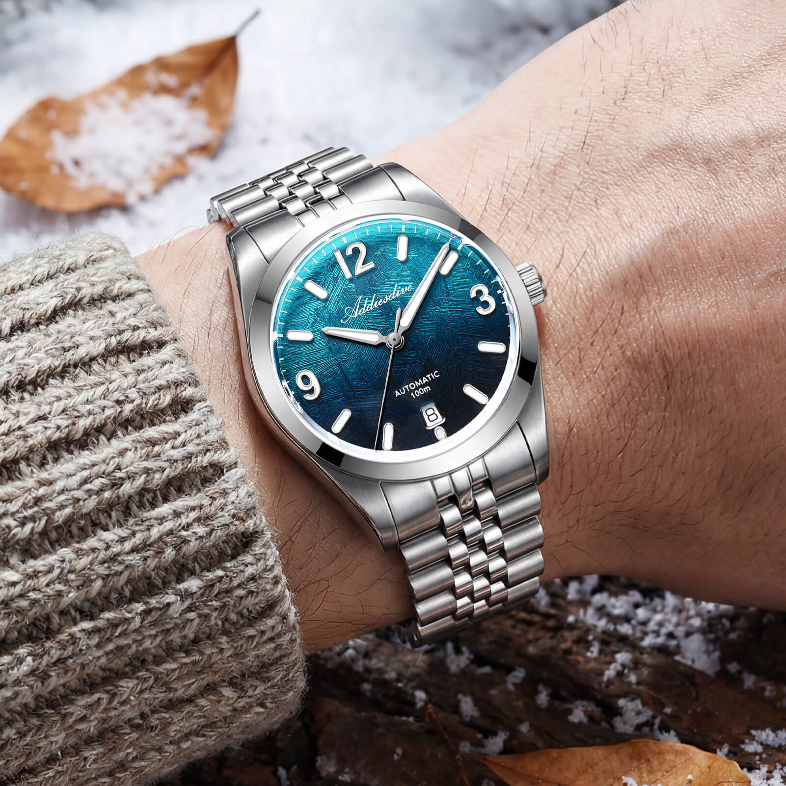 Addiesdive 39mm Luxury Automatic Watch AD2547 - Image 15
