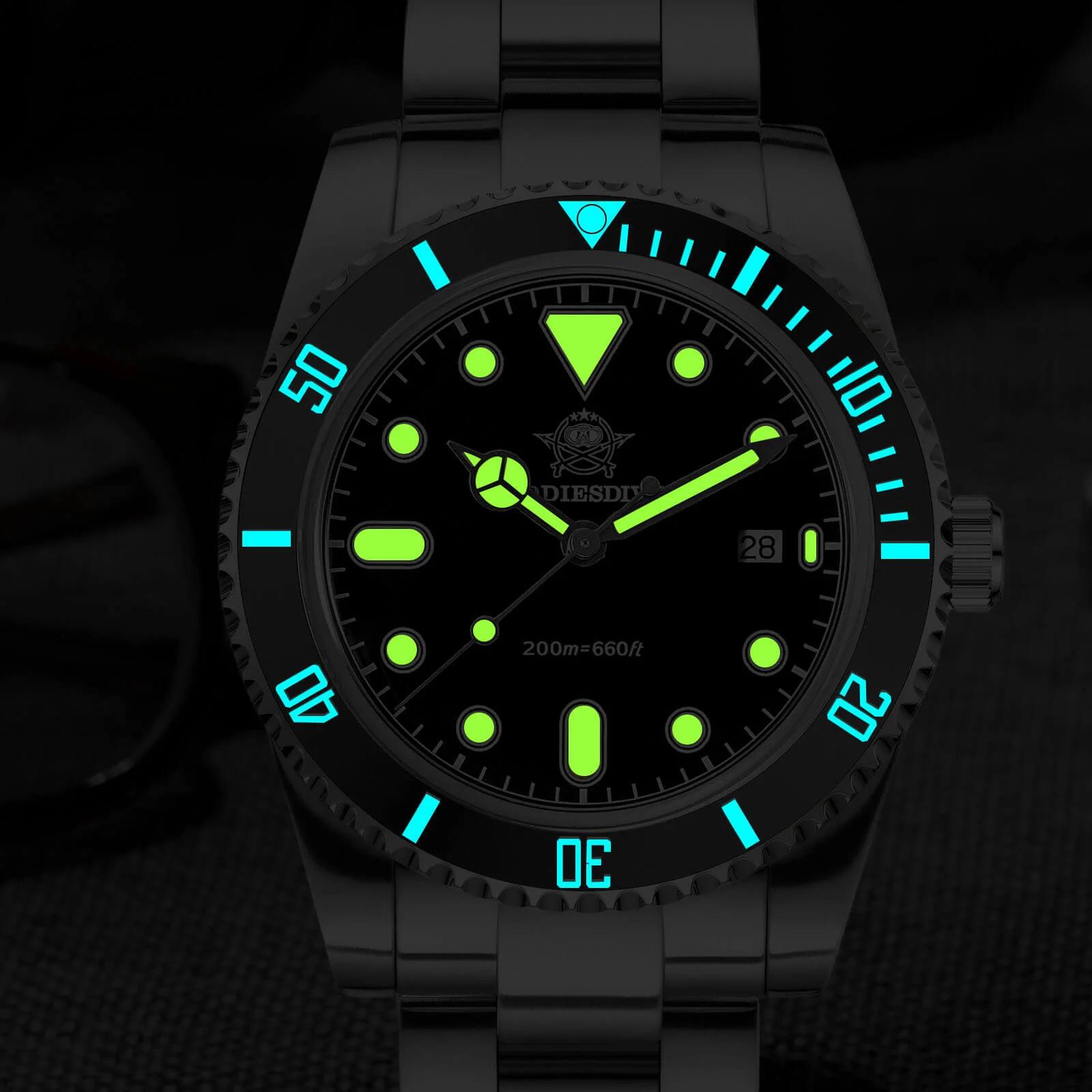 ADDIESDIVE 39mm Quartz Watch with Bi-directional Rotating Bezel AD2068 - Image 25