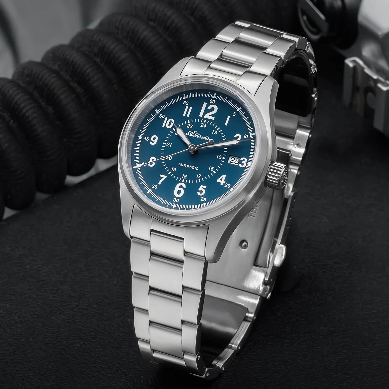 ADDIESDIVE 39mm Sapphire Crystal Automatic Watch Field Watch AD2074 - Image 18