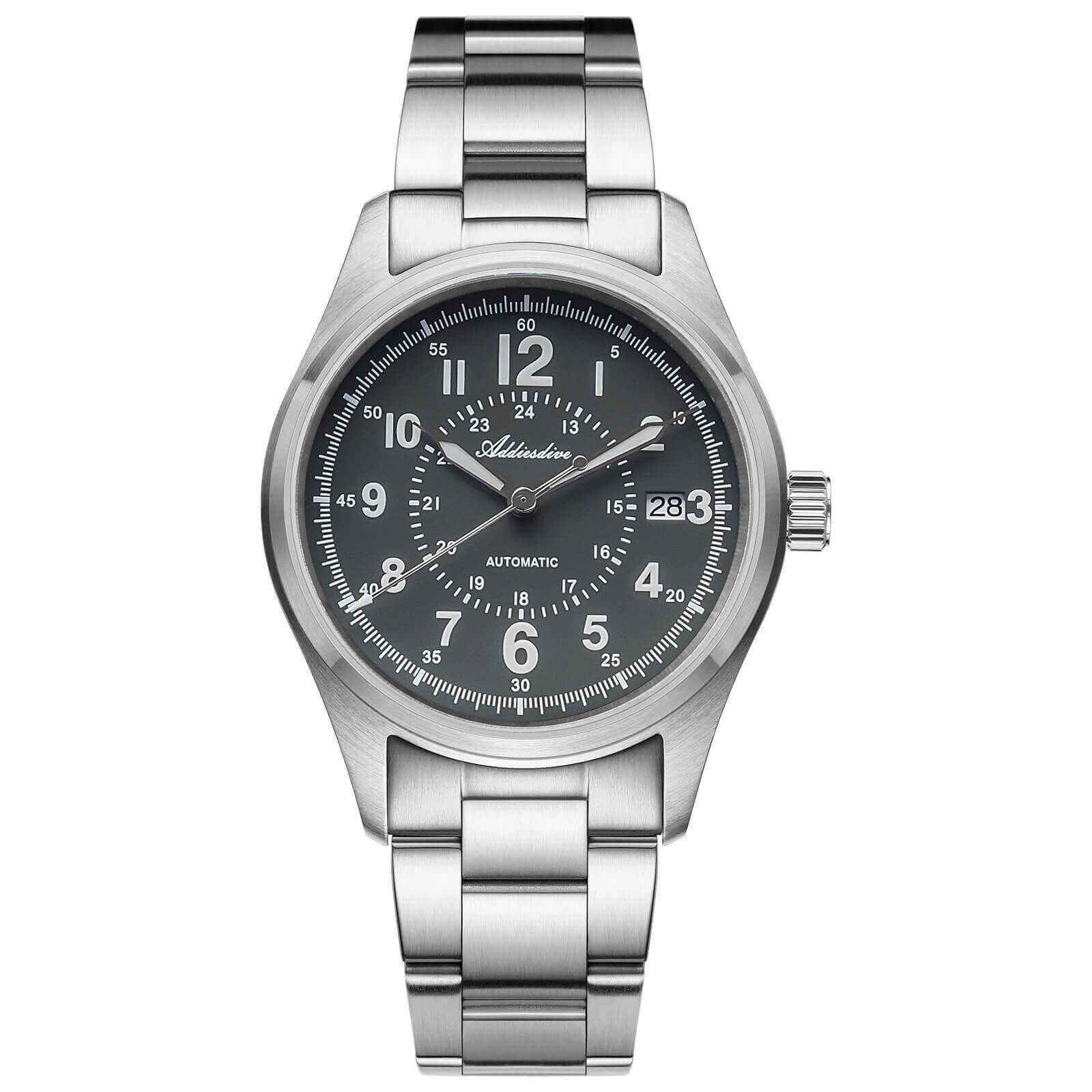 ADDIESDIVE 39mm Sapphire Crystal Automatic Watch Field Watch AD2074 - Image 26