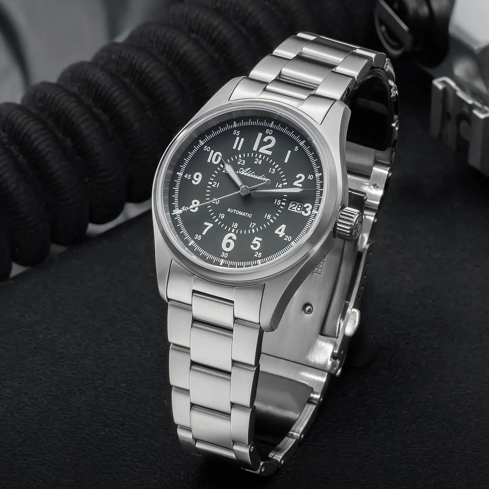 ADDIESDIVE 39mm Sapphire Crystal Automatic Watch Field Watch AD2074 - Image 35