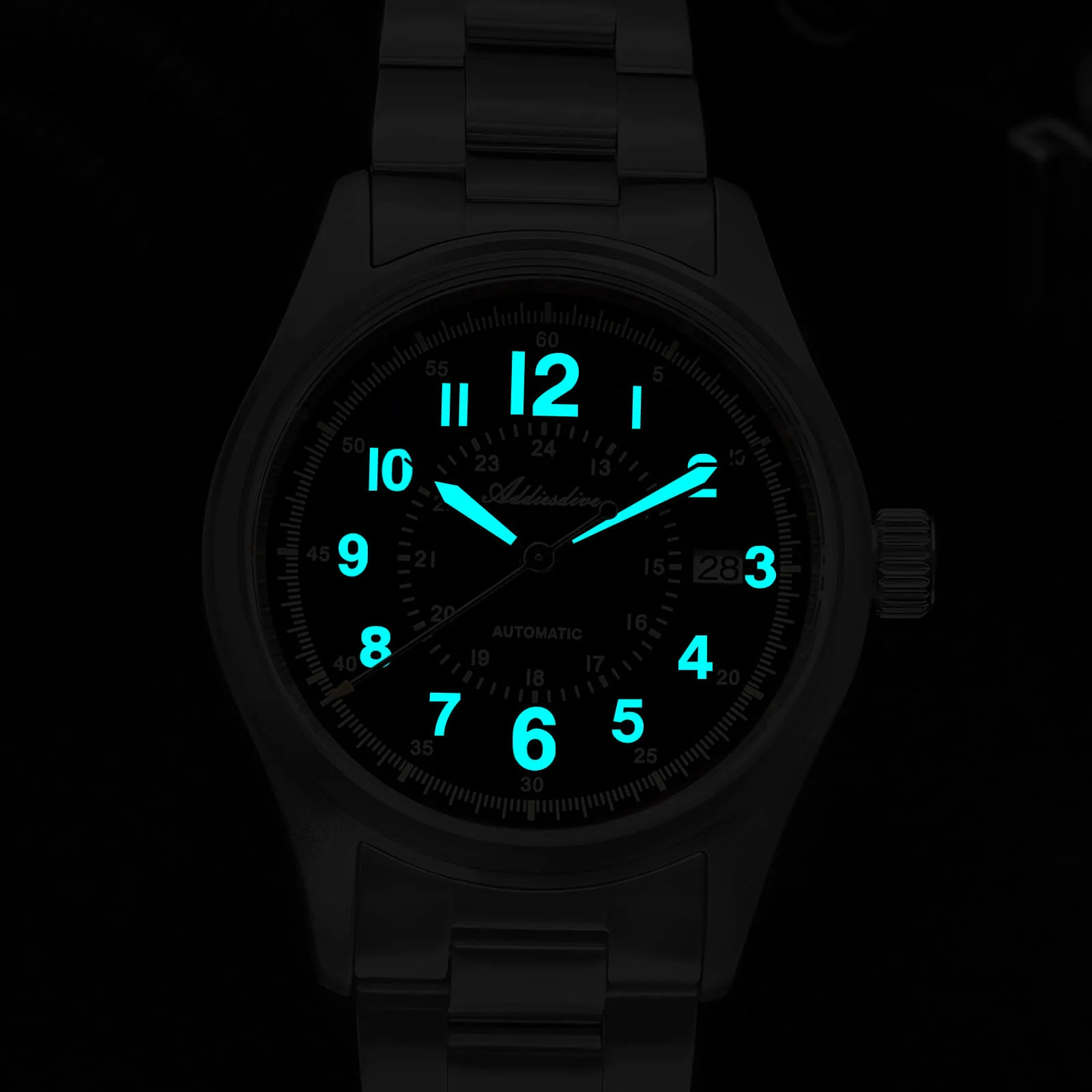 ADDIESDIVE 39mm Sapphire Crystal Automatic Watch Field Watch AD2074 - Image 39