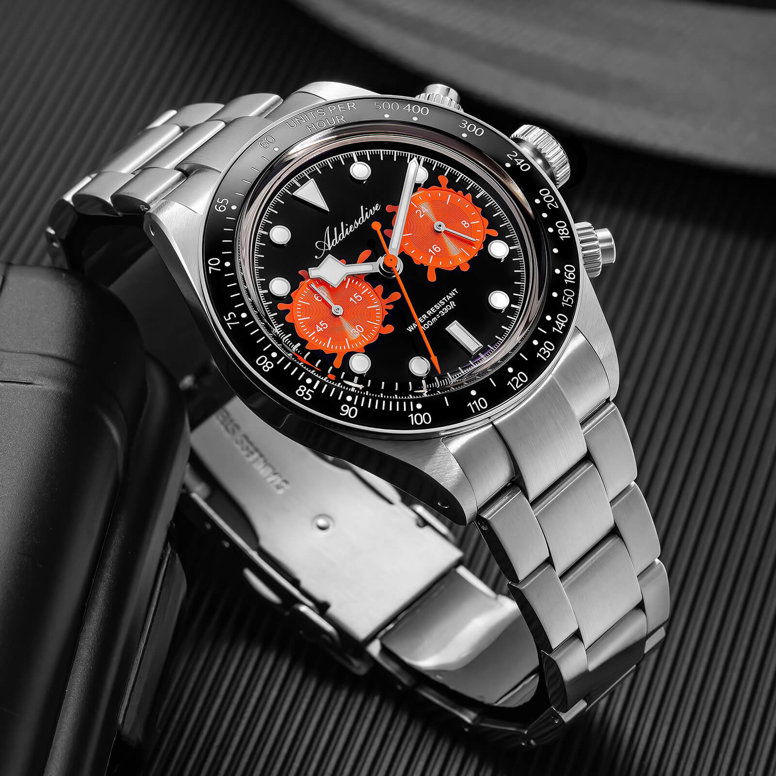 🔥Anniversary Sale🔥ADDIESDIVE 40mm VK64 Chronograph Watch AD2520 - Image 16