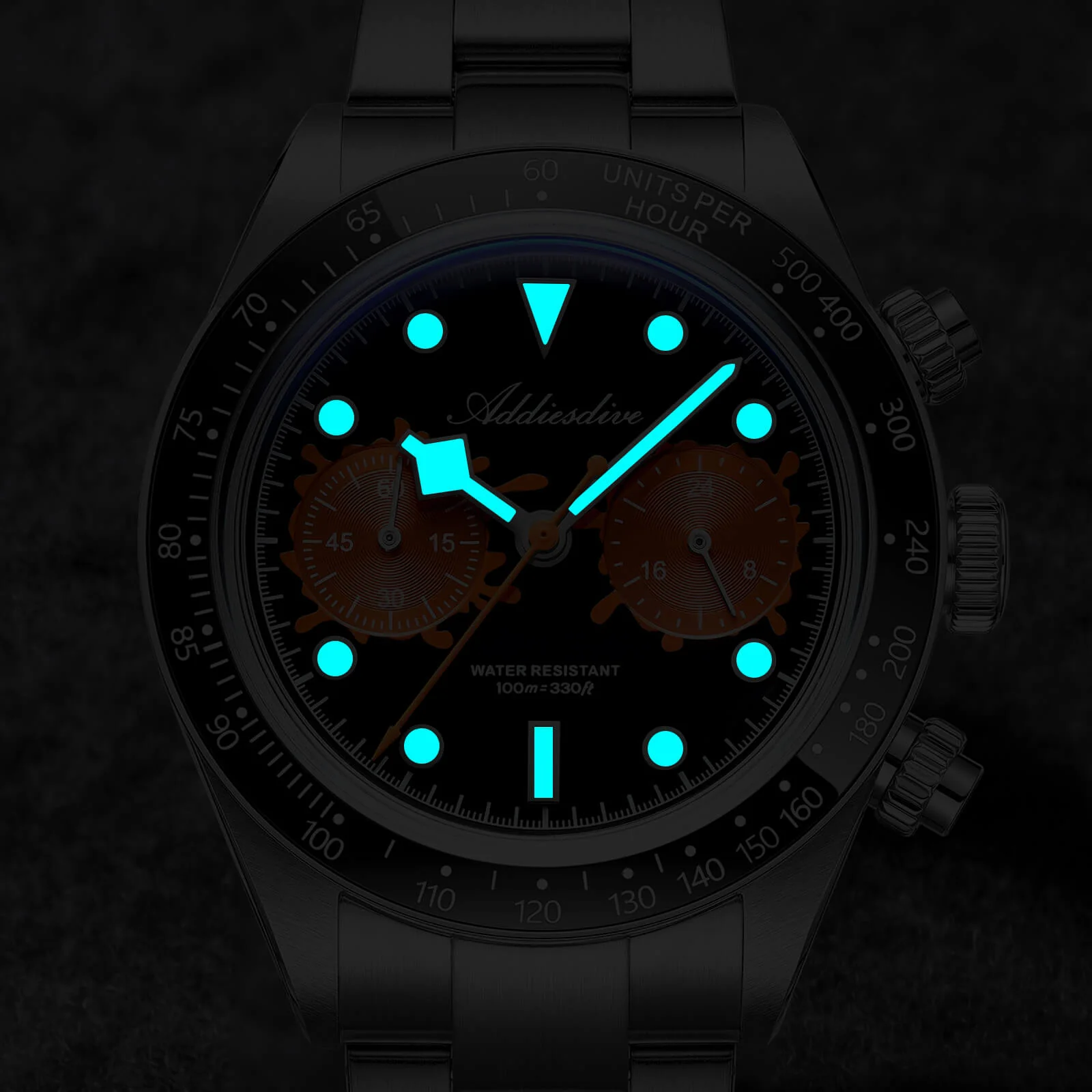 🔥Anniversary Sale🔥ADDIESDIVE 40mm VK64 Chronograph Watch AD2520 - Image 21