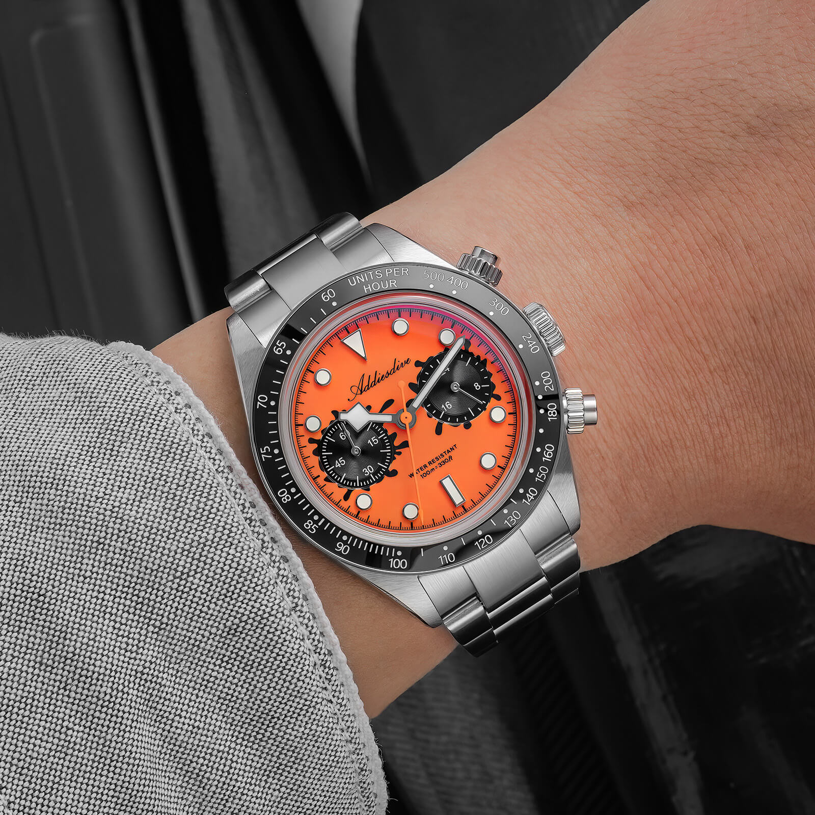 🔥Anniversary Sale🔥ADDIESDIVE 40mm VK64 Chronograph Watch AD2520 - Image 26