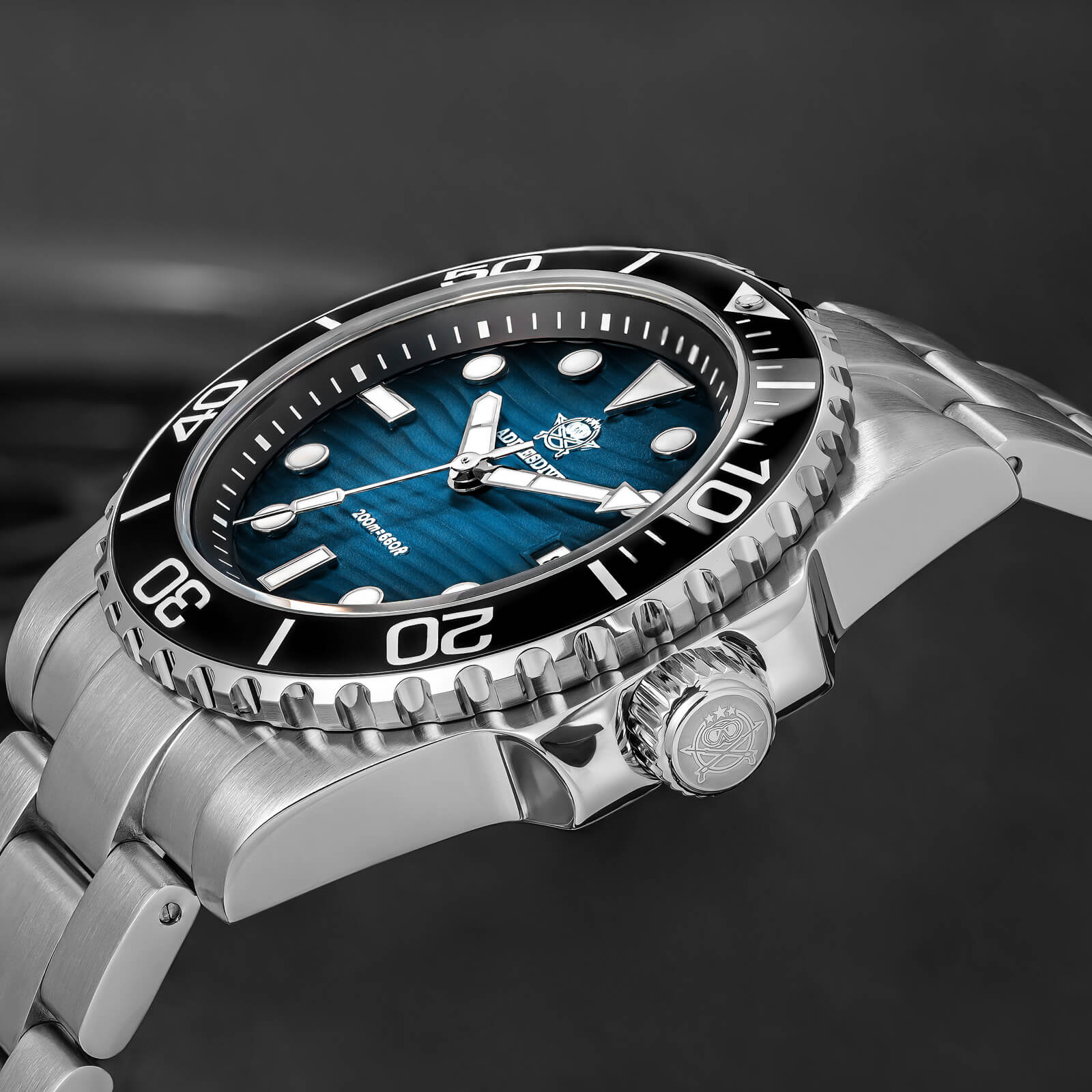 🔥Anniversary Sale🔥Addiesdive 41mm Desert Texture Sub Diver Quartz Watch AD2537 - Image 12