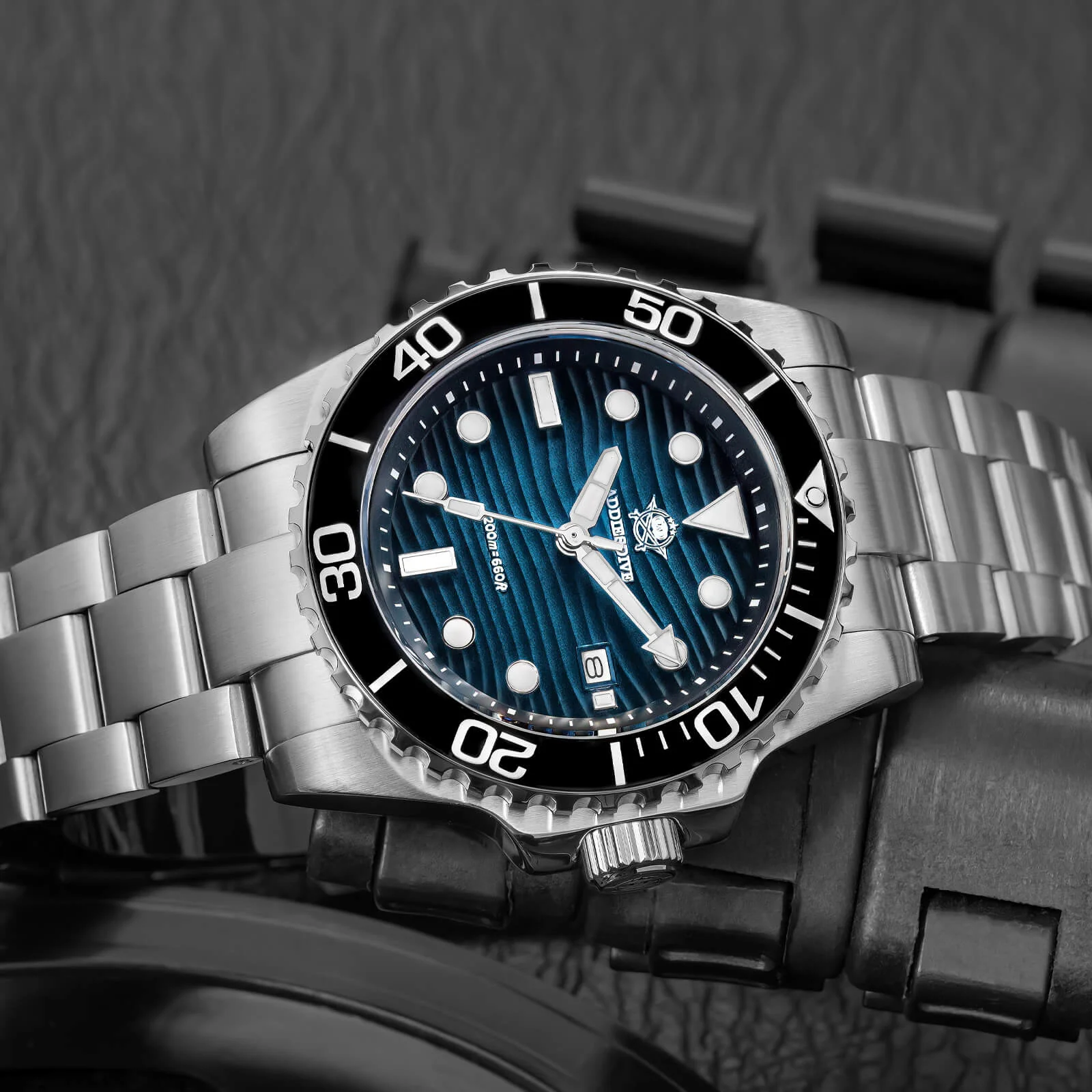 🔥Anniversary Sale🔥Addiesdive 41mm Desert Texture Sub Diver Quartz Watch AD2537 - Image 13