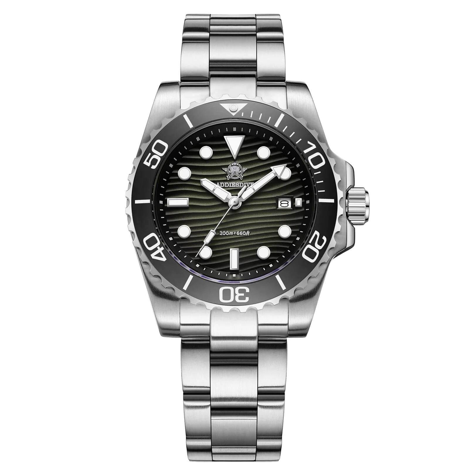 🔥Anniversary Sale🔥Addiesdive 41mm Desert Texture Sub Diver Quartz Watch AD2537 - Image 16
