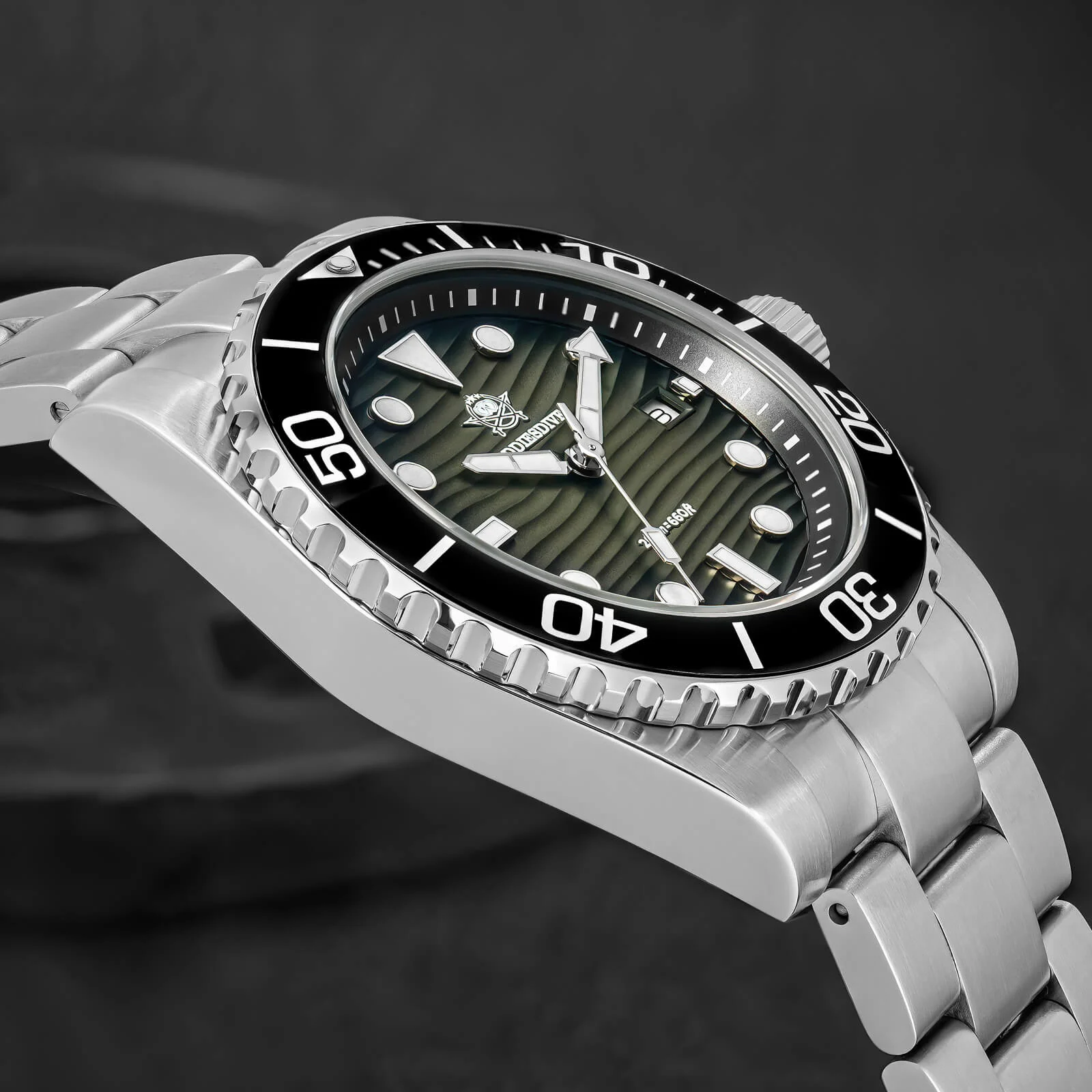 🔥Anniversary Sale🔥Addiesdive 41mm Desert Texture Sub Diver Quartz Watch AD2537 - Image 21