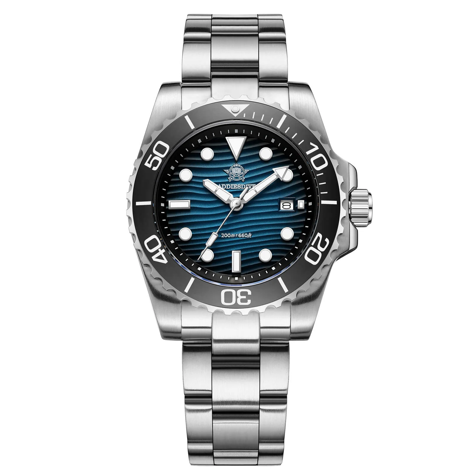 🔥Anniversary Sale🔥Addiesdive 41mm Desert Texture Sub Diver Quartz Watch AD2537 - Image 9