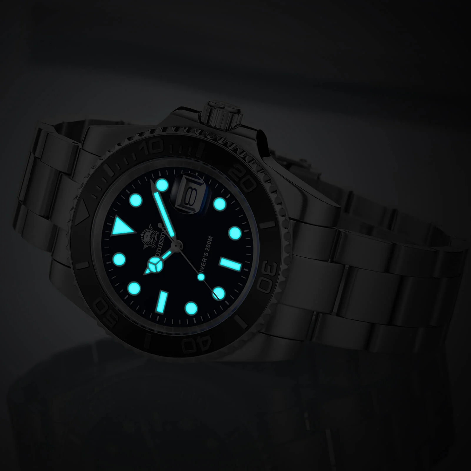 Addiesdive 41mm Quartz Watch Diver's 200M (MY-H3C) - Image 10