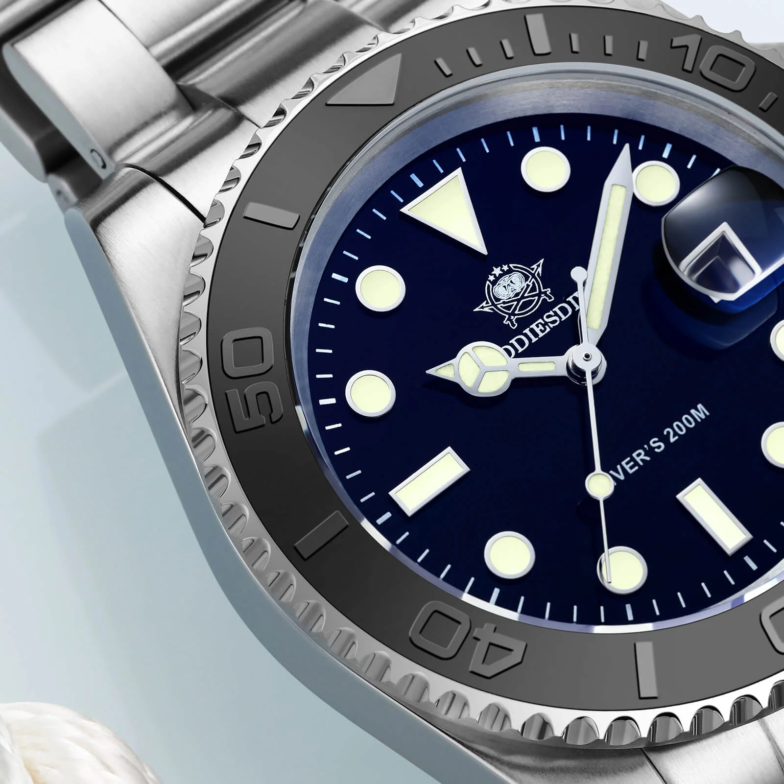 Addiesdive 41mm Quartz Watch Diver's 200M (MY-H3C) - Image 8